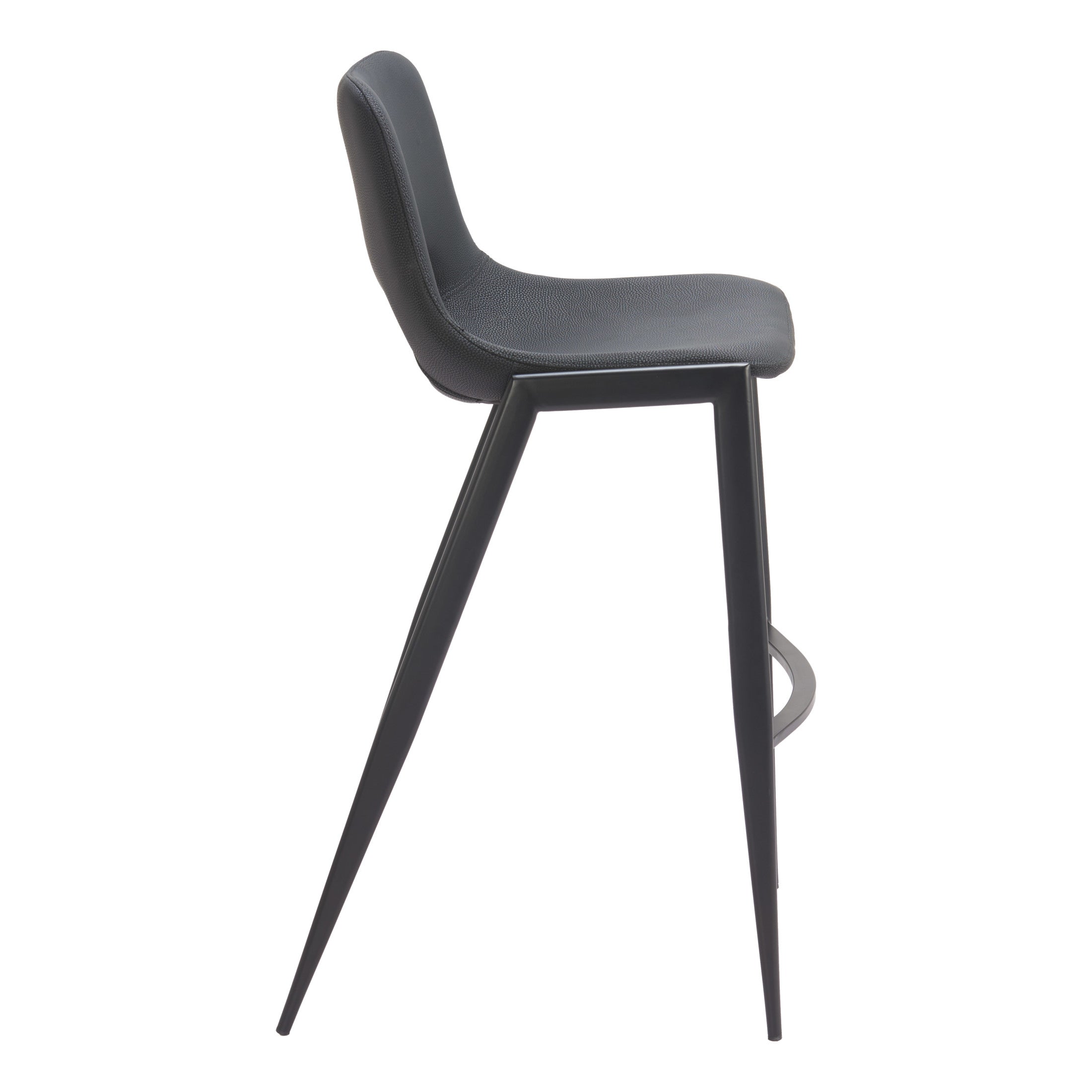 Desi Armless Barstool (Set of 2) Black