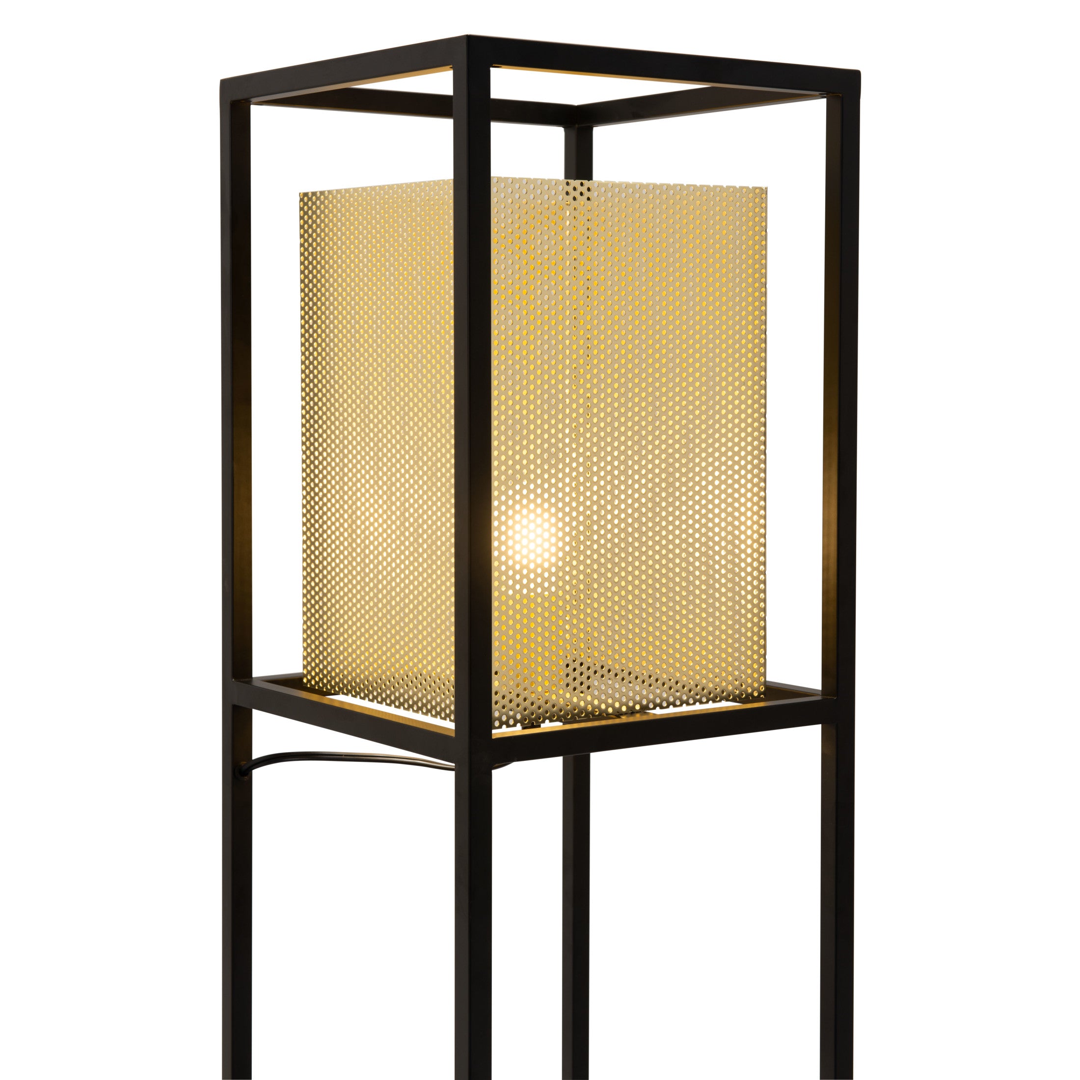 Yves Floor Lamp Gold & Black