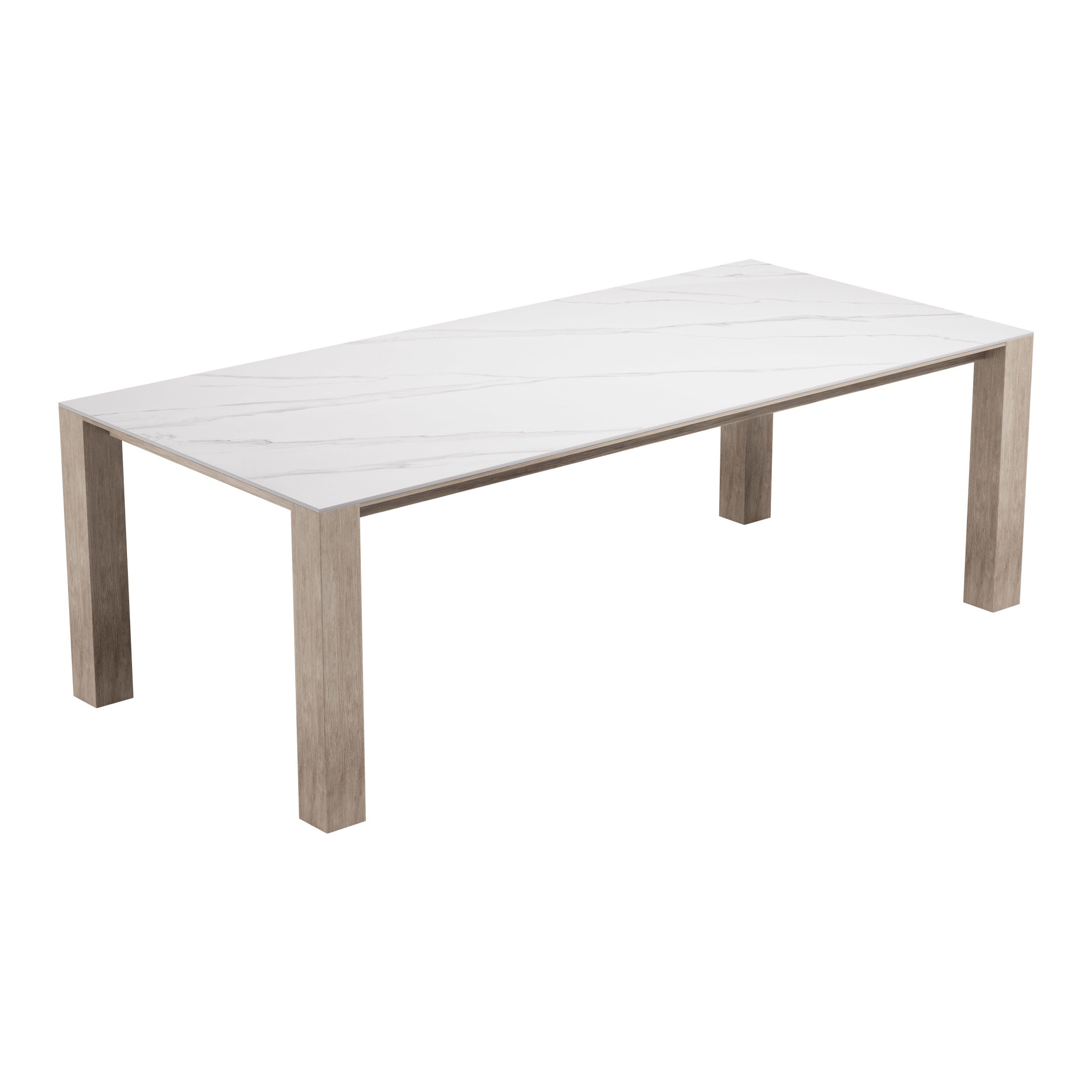 Leilani Rectangular Dining Table White