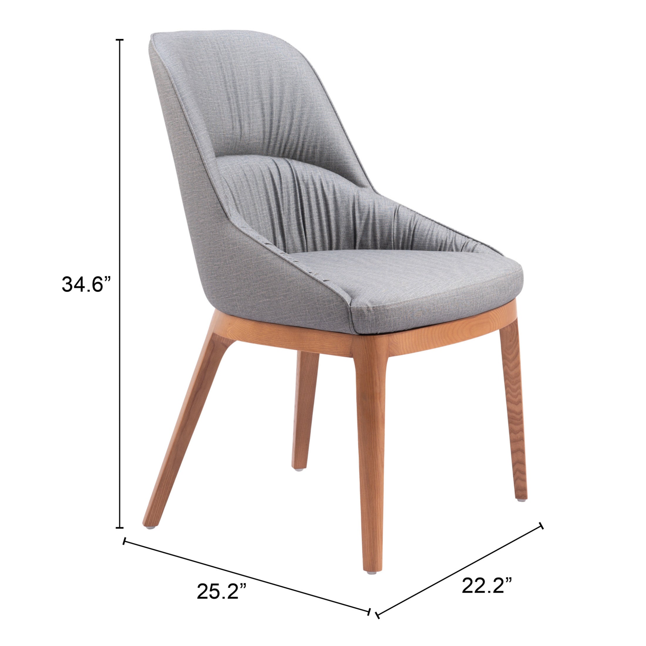 Ayr Dining Chair (Set of 2) Slate Gray