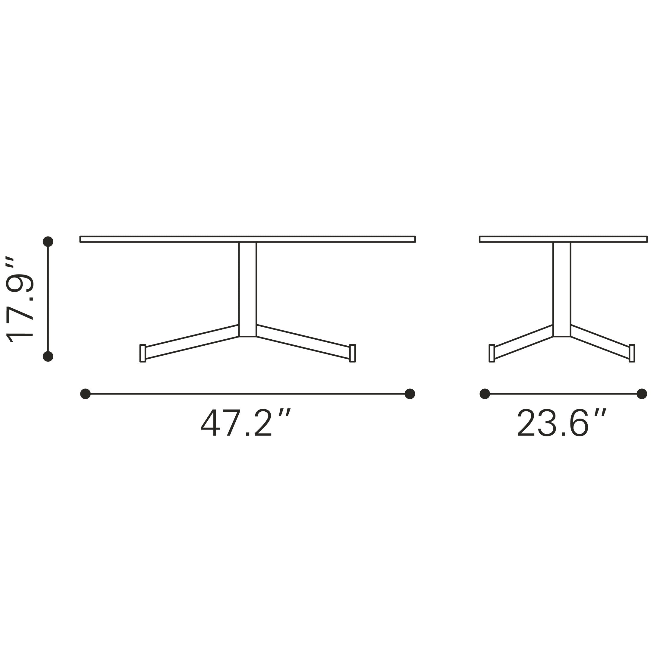 Mazzy Coffee Table Brown