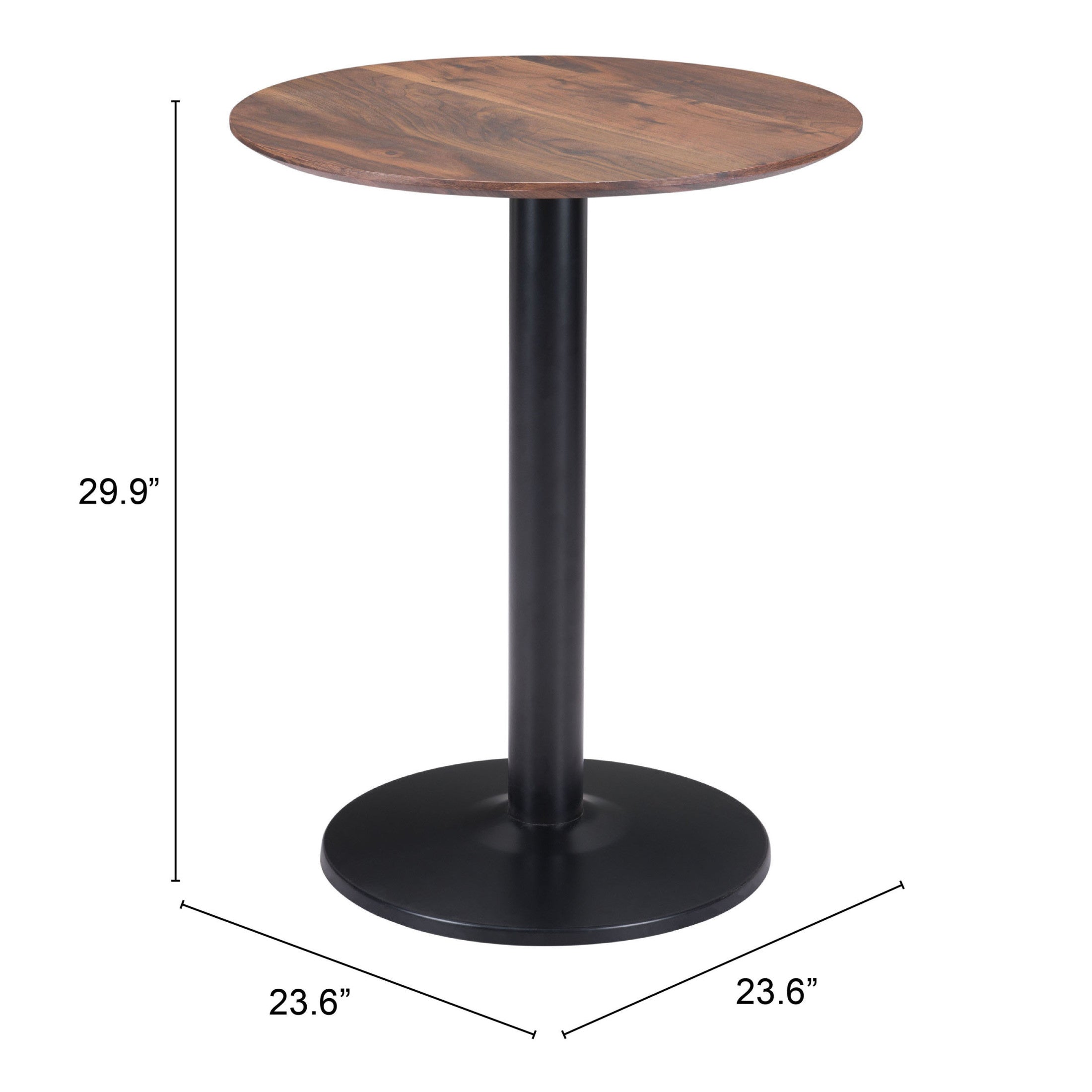 Alto Bistro Table Brown & Black