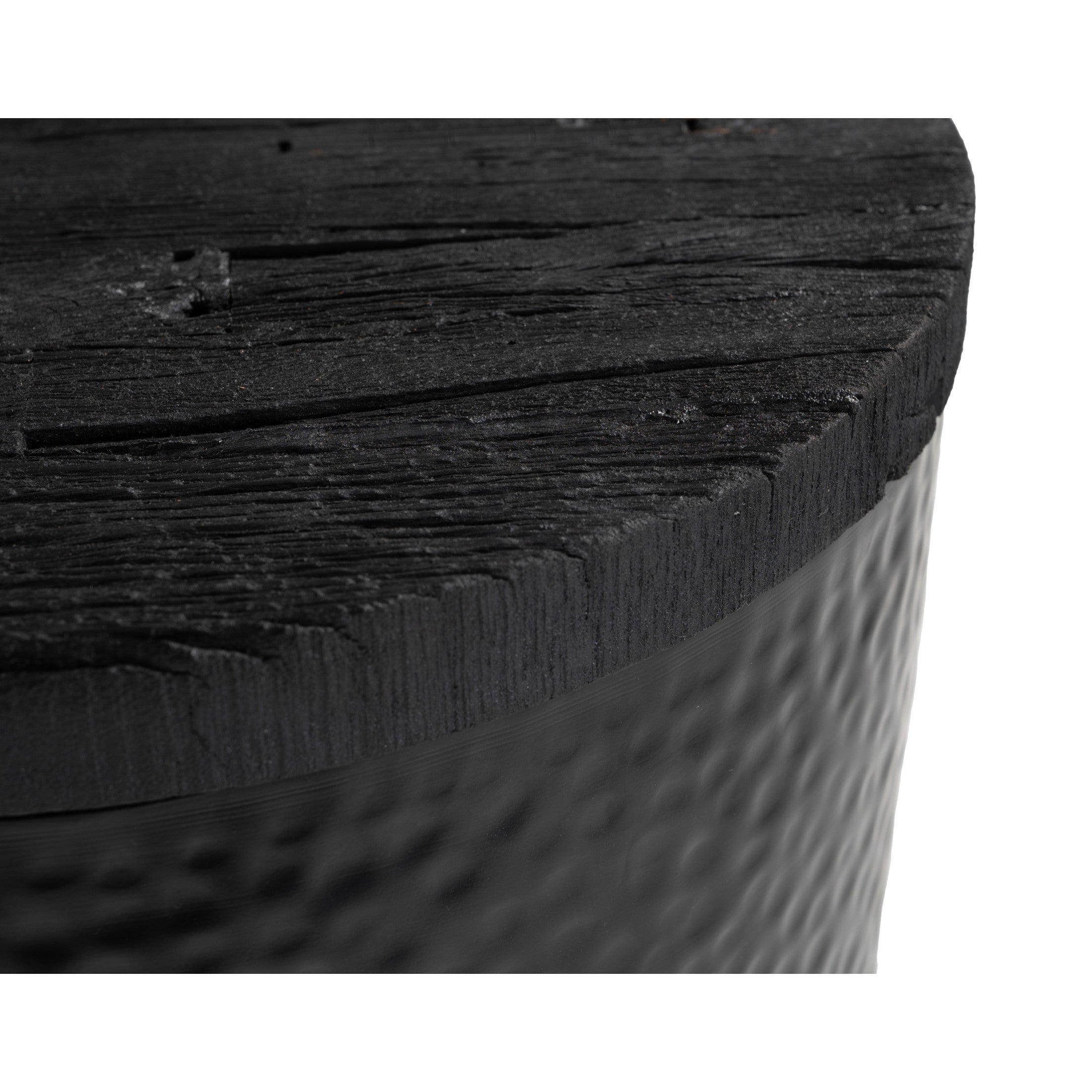 Duskan Storage Side Table Black