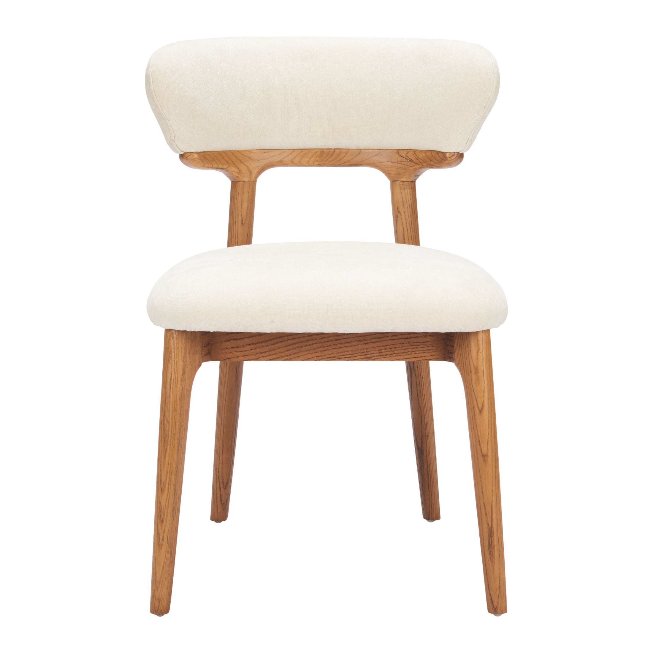 Cedar Dining Chair (Set of 2) White & Walnut
