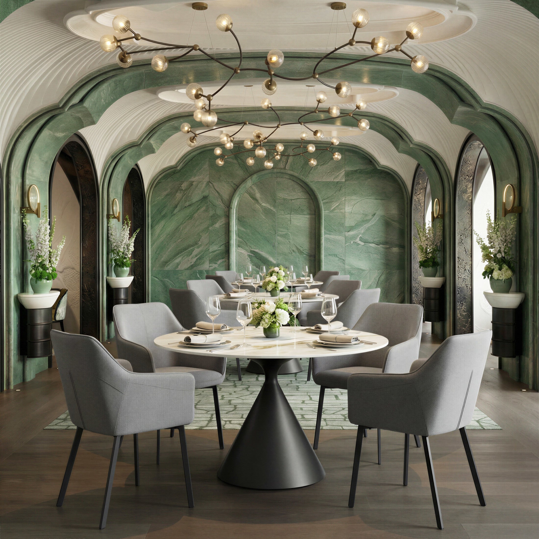 Adage Dining Chair (Set of 2) Gray