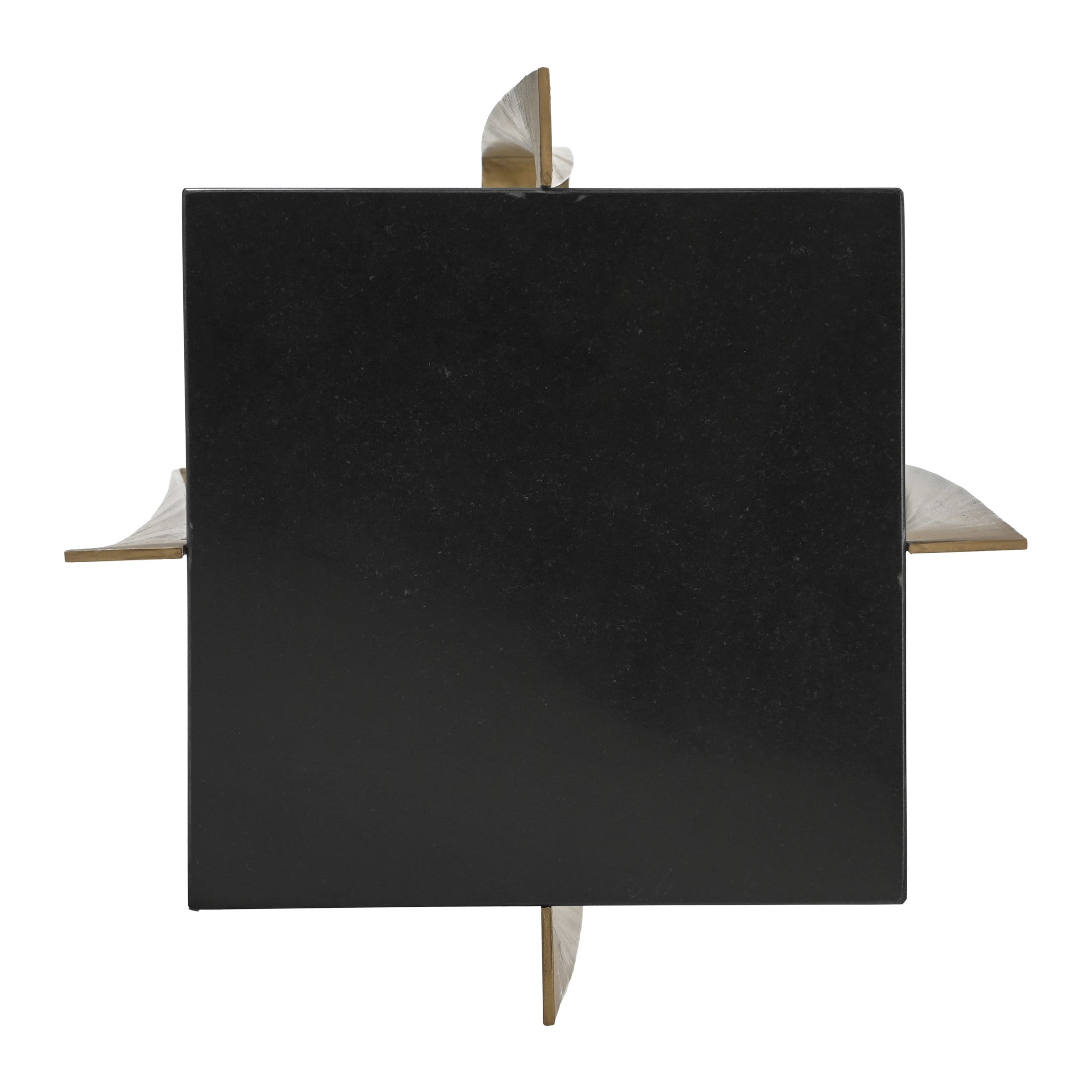 Noara Accent Table Black & Brass