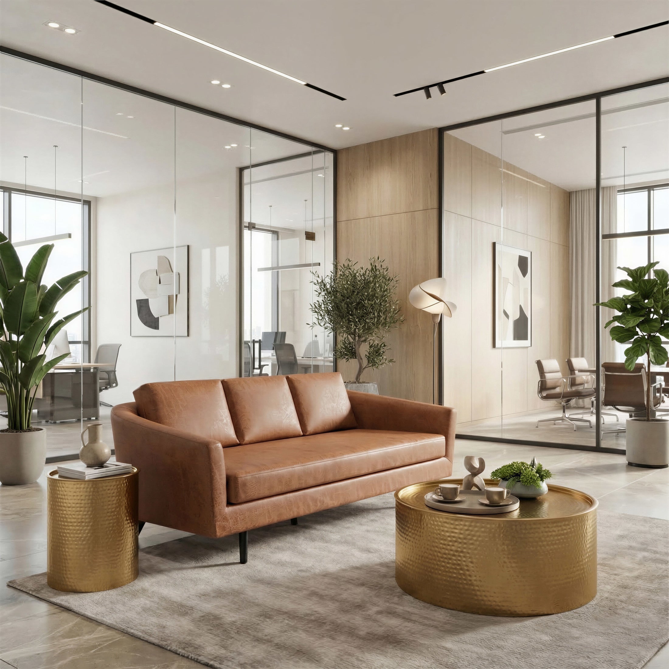 Coldveil Storage Coffee Table Gold
