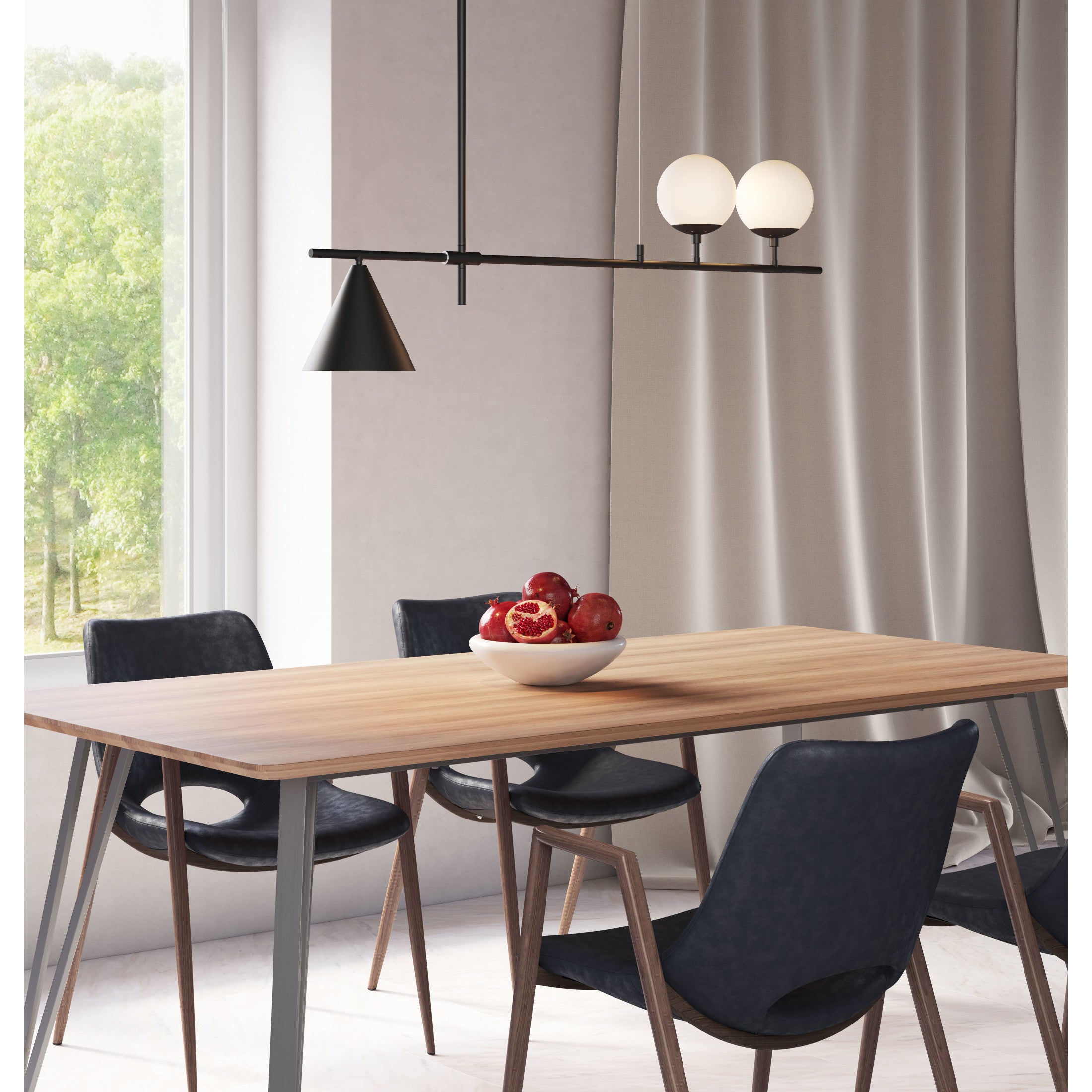 Richiza Ceiling Lamp Black