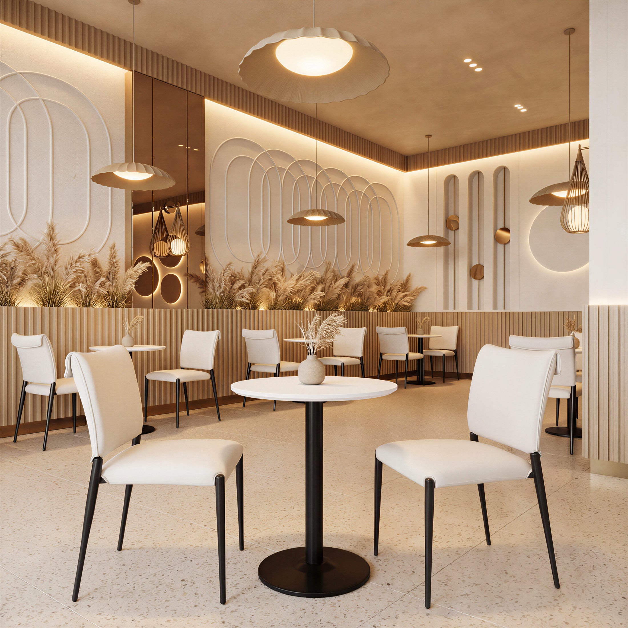 Alto Bistro Table White & Black
