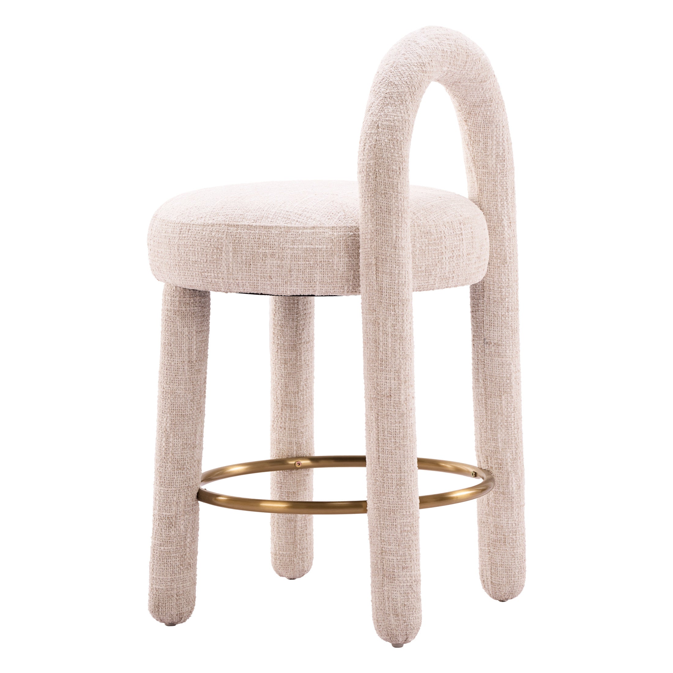 Curco Counter Stool (Set of 2) Beige