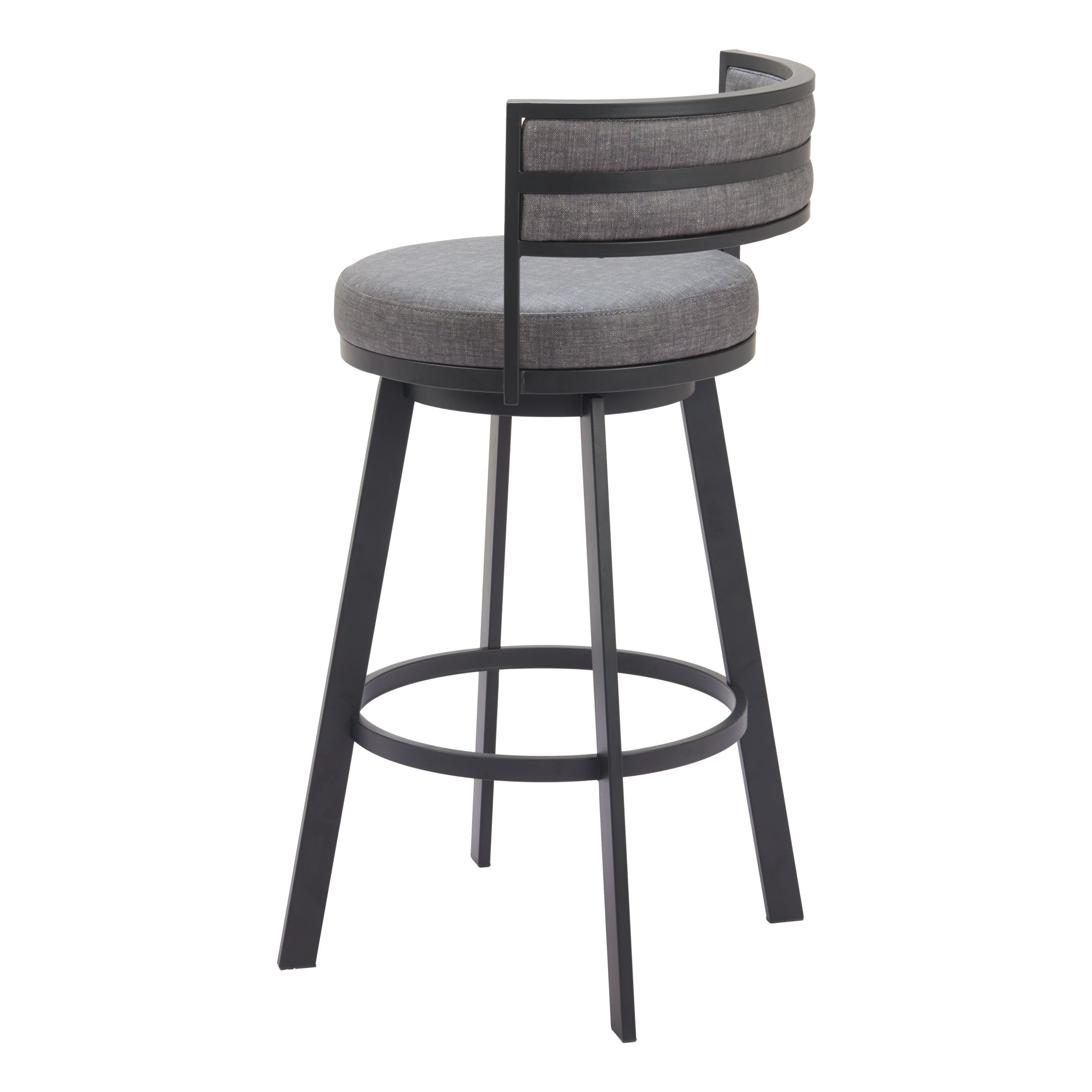 Gimsby Swivel Barstool Gray