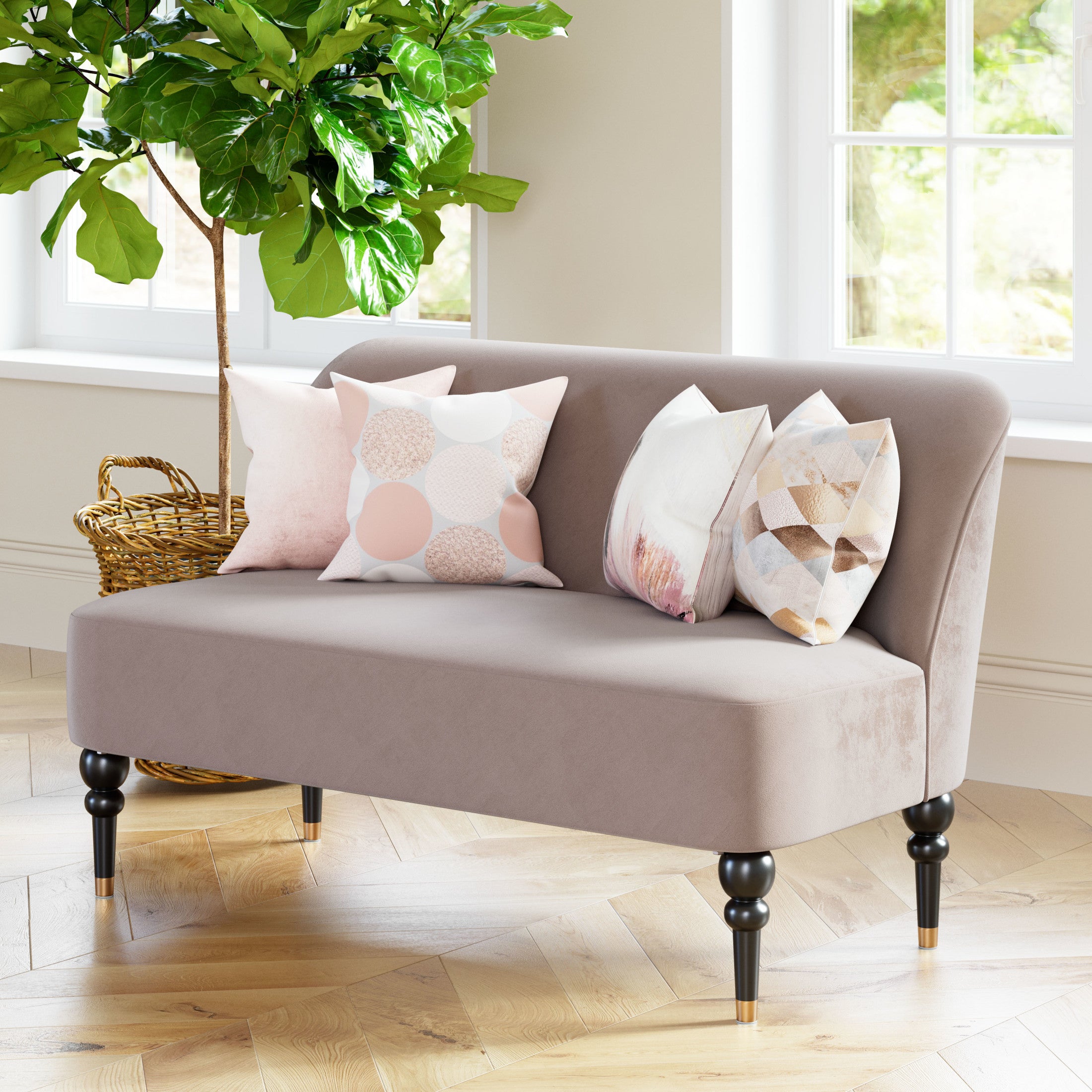 Bintulu Loveseat Taupe