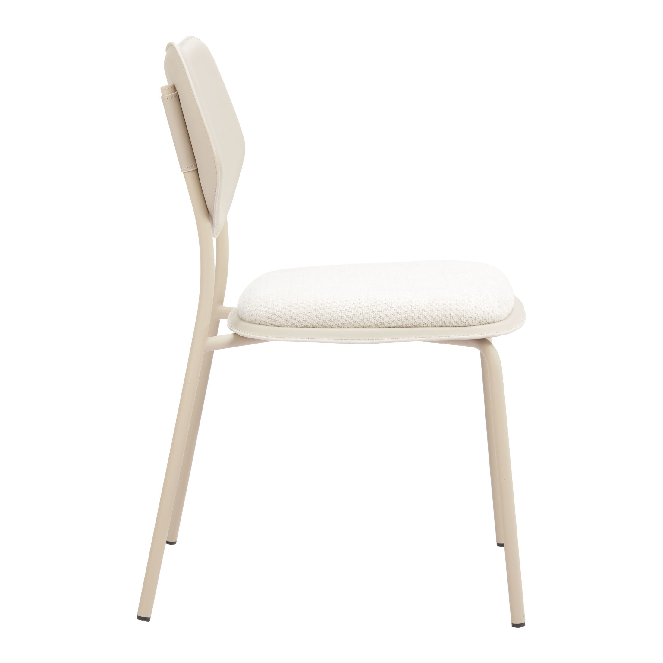Zeal Dining Chair (Set of 4) Light Gray & Beige