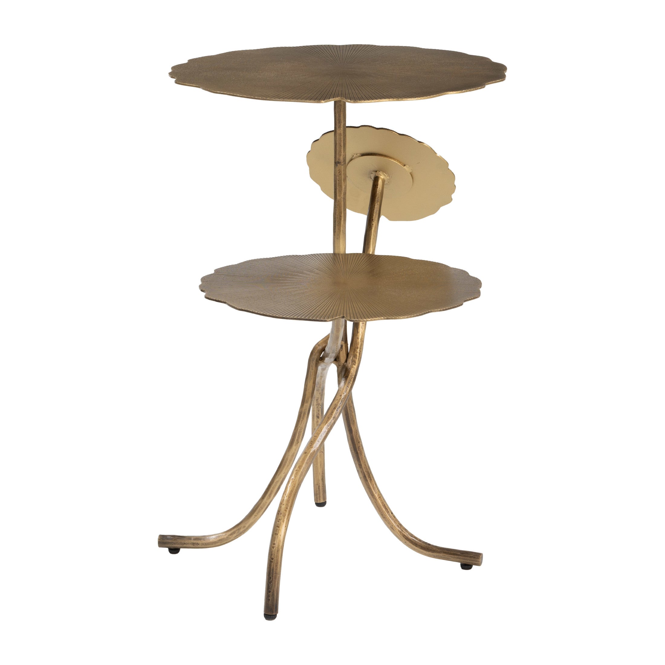 Mavro Accent Table Brass