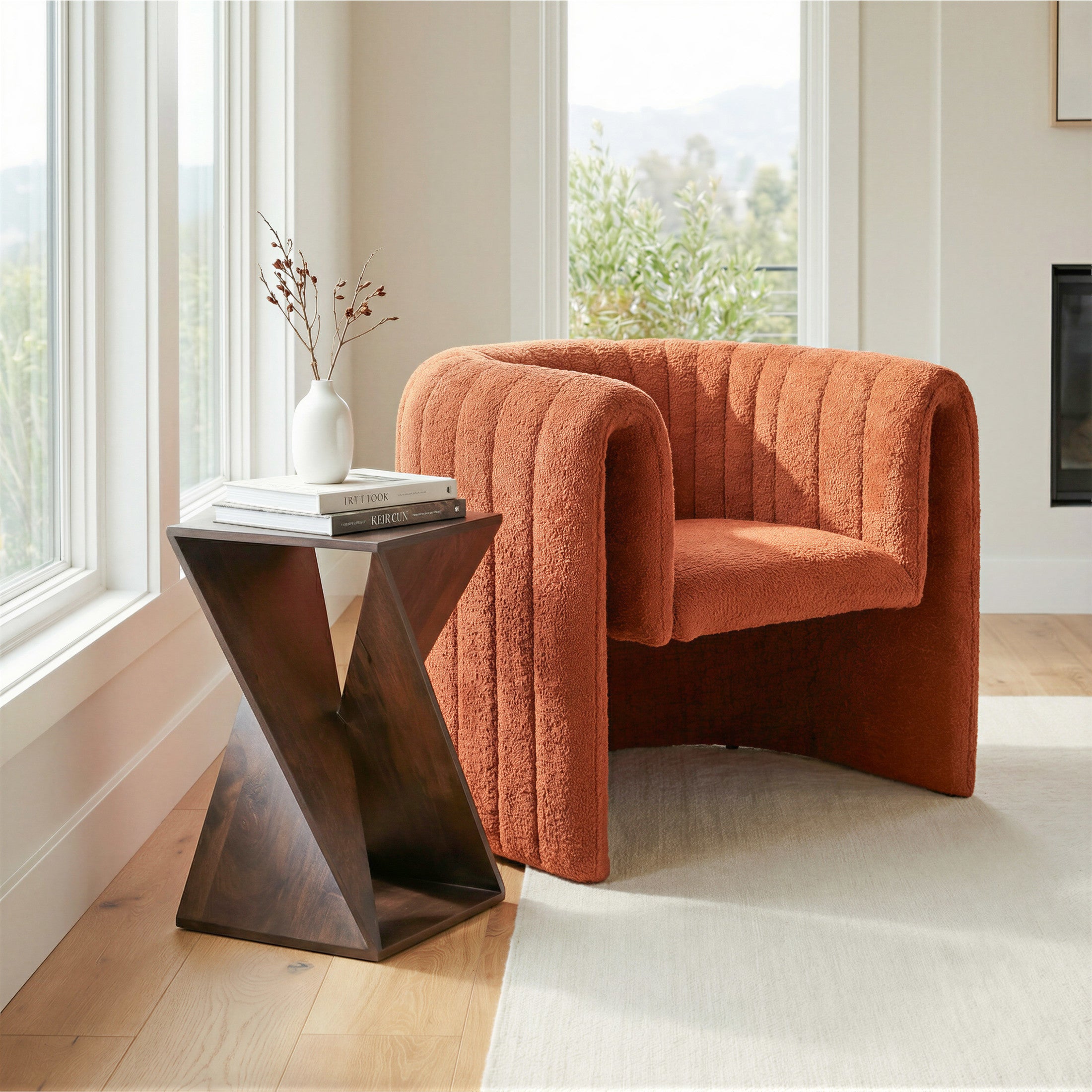 Alba Accent Table Walnut