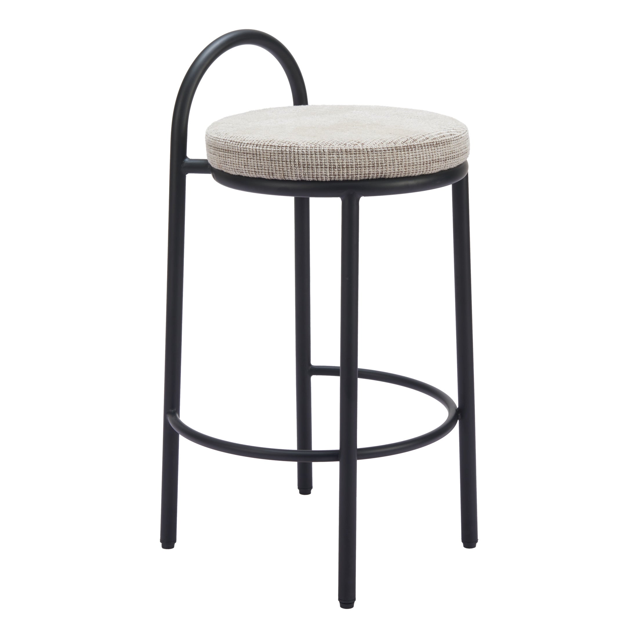 Sisal Counter Stool (Set of 2) Beige Tweed