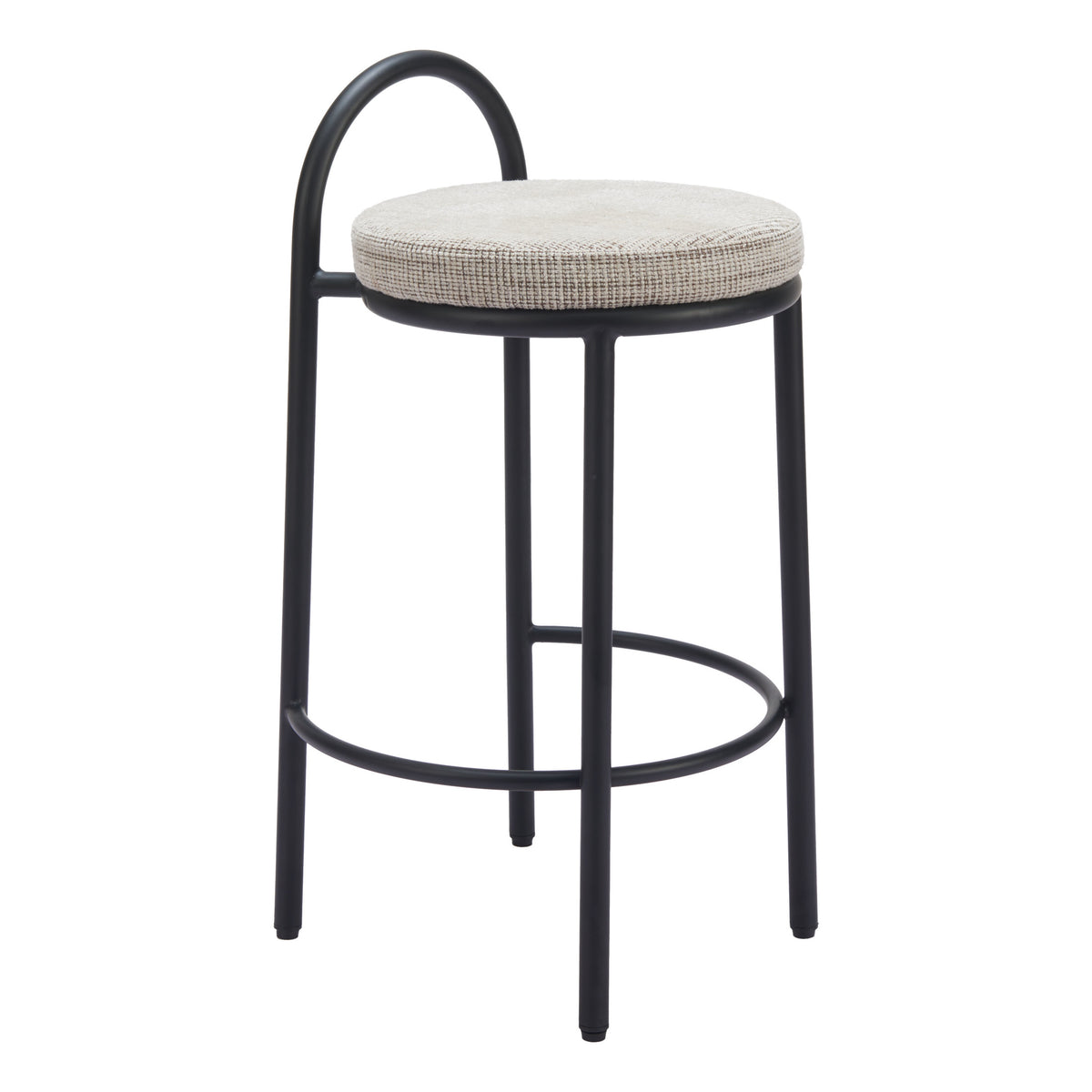 Sisal Counter Stool (Set of 2) Beige Tweed