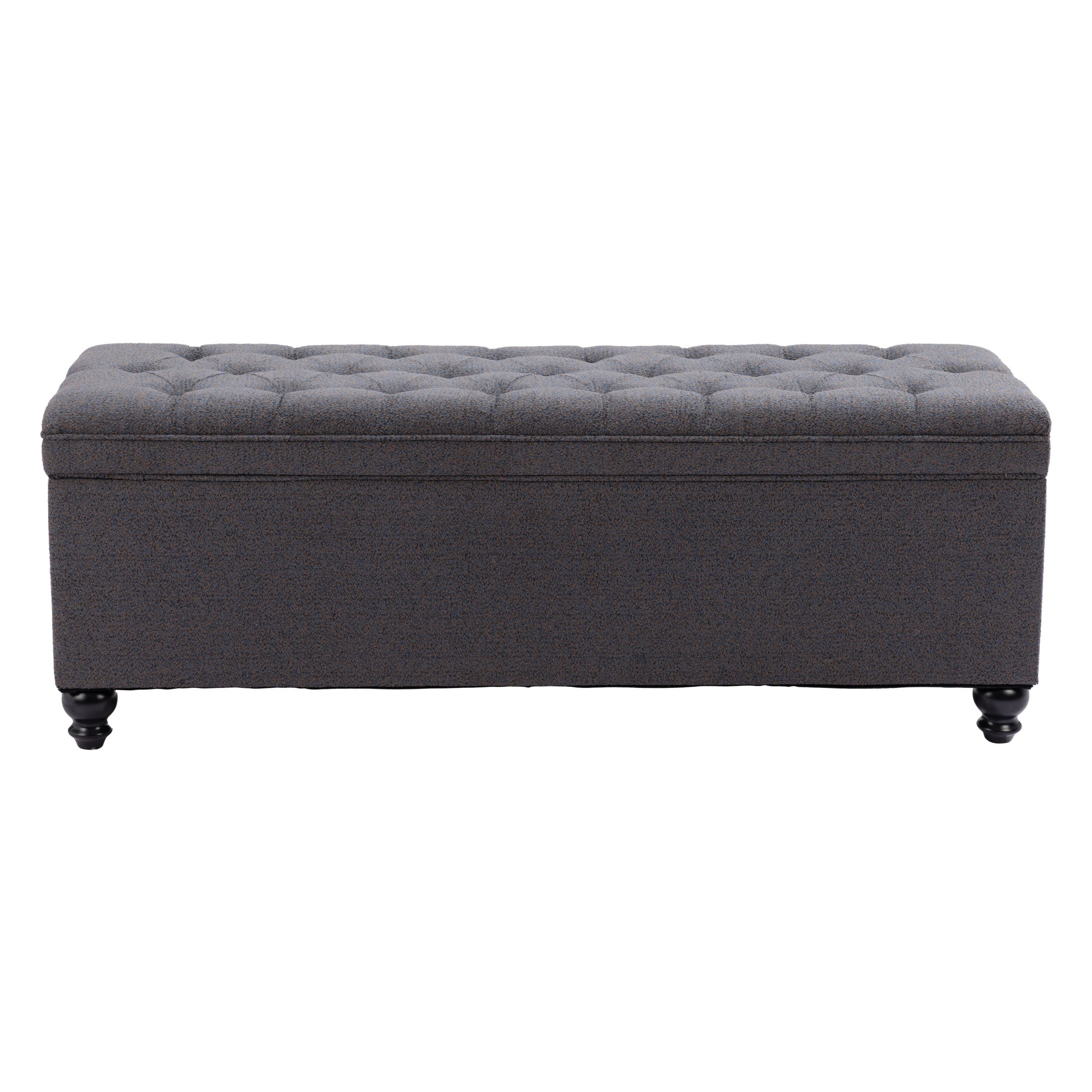 Halifax Storage Bench Gravel Gray