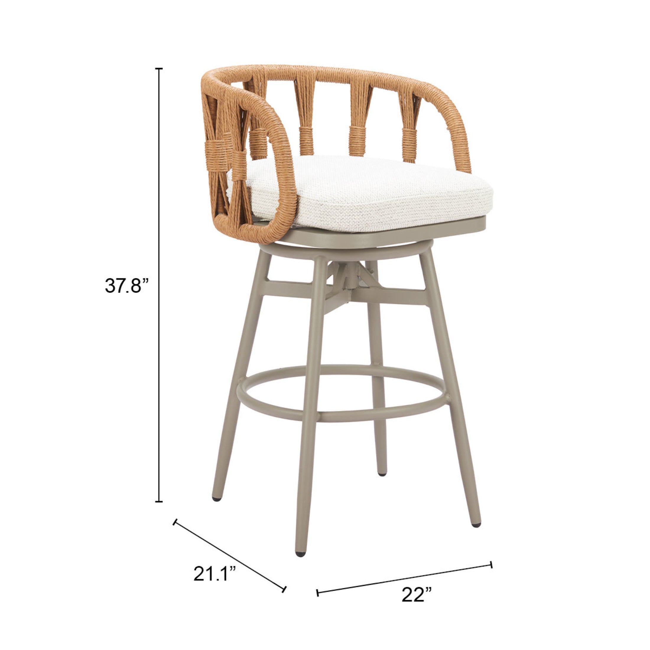 Safal Swivel Barstool Multicolor