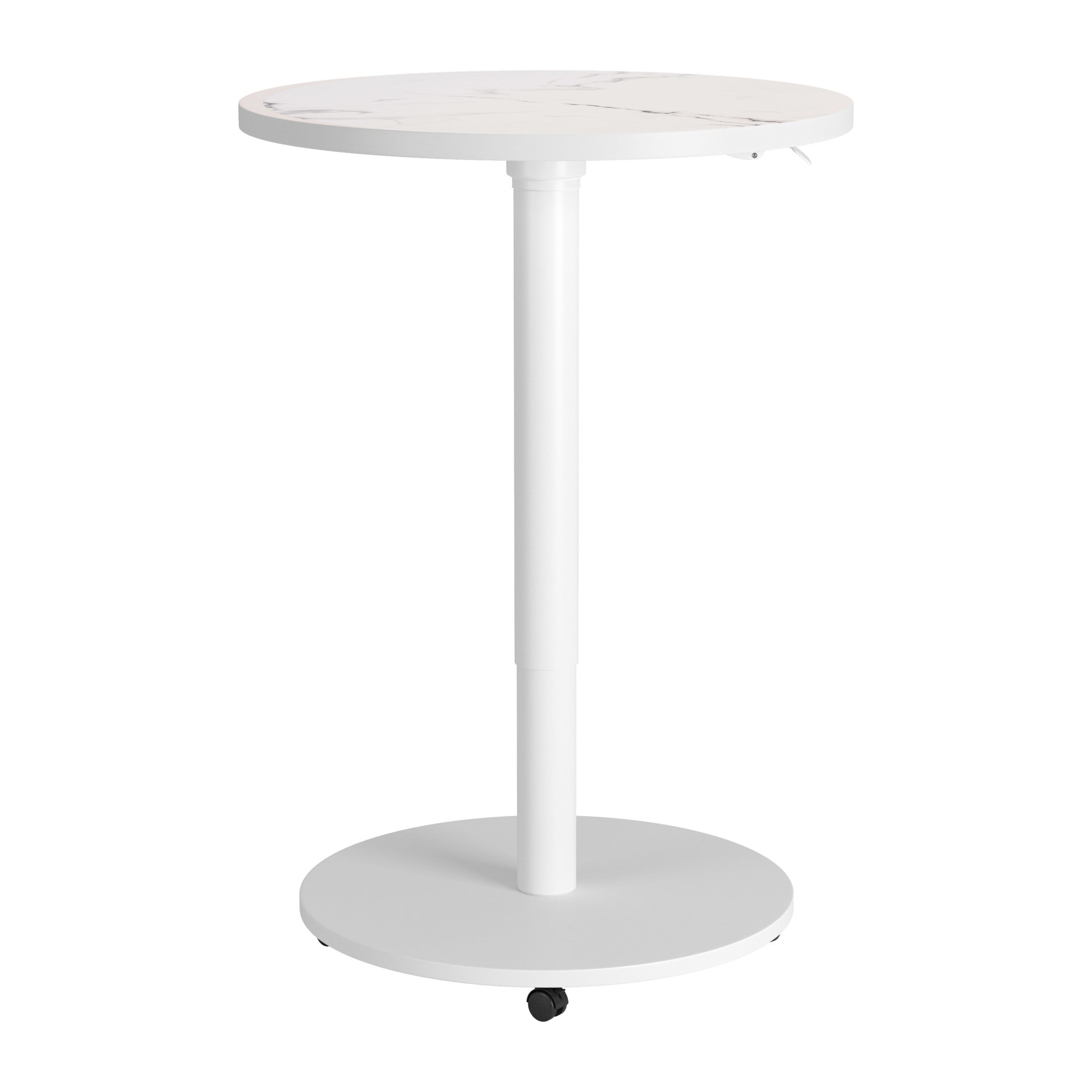Mule Adjustable Bar Table White