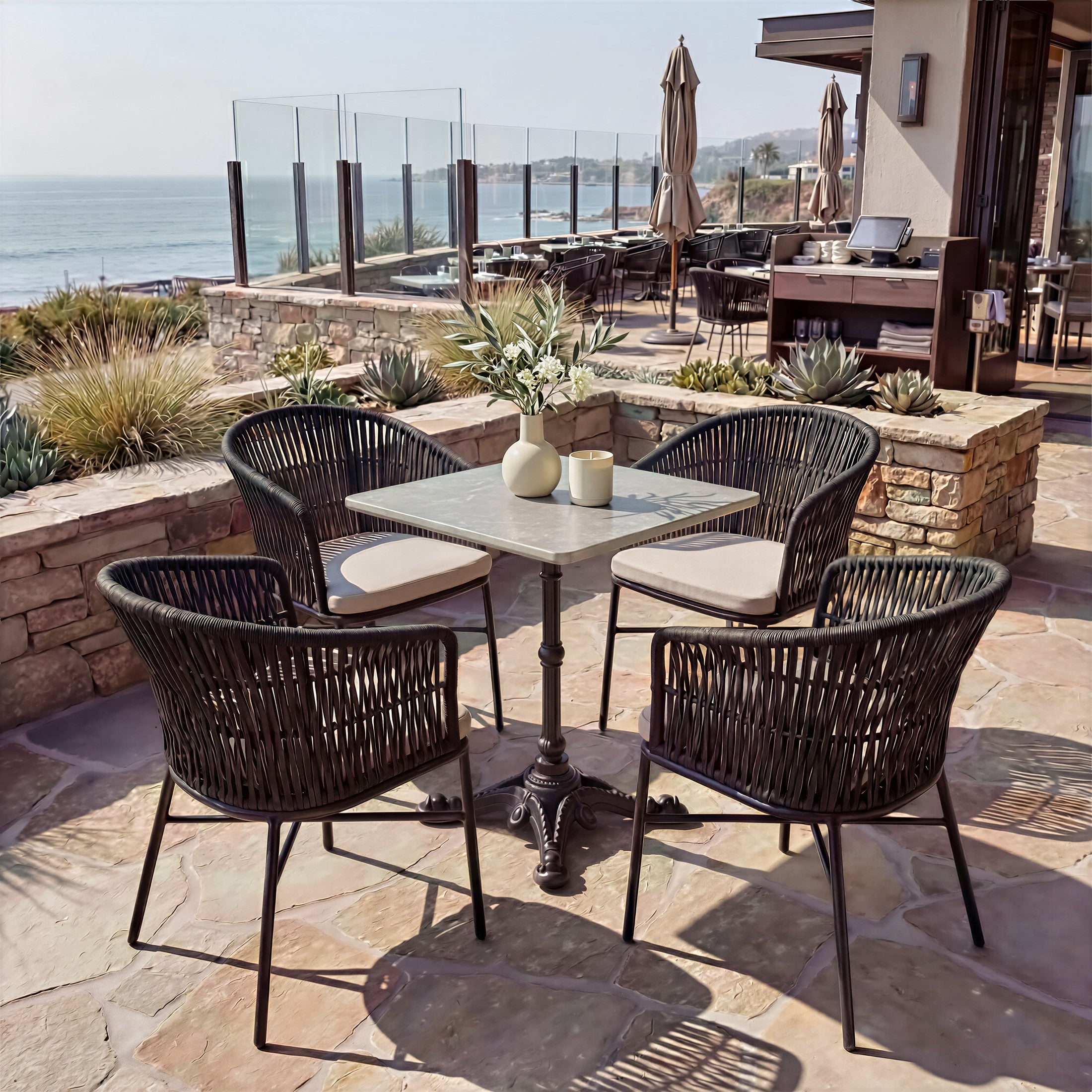 Alfresco Dining Table Gray