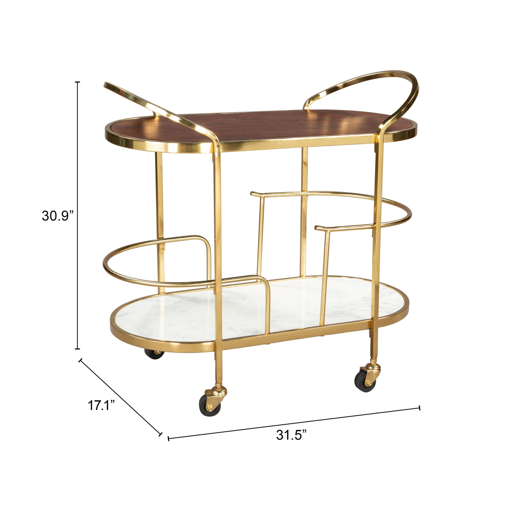 Antalya Bar Cart Multicolor