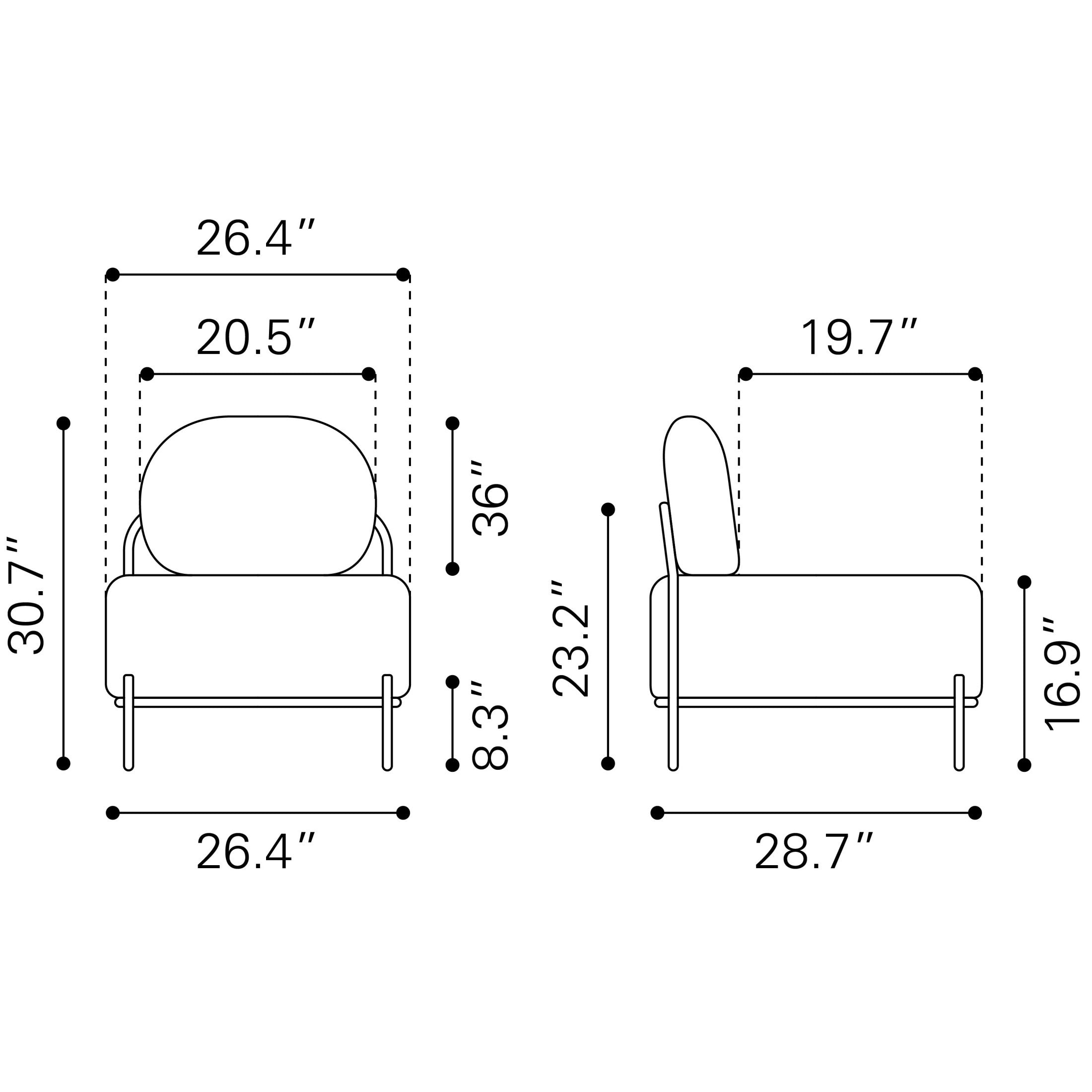 Arendal Accent Chair Vanilla