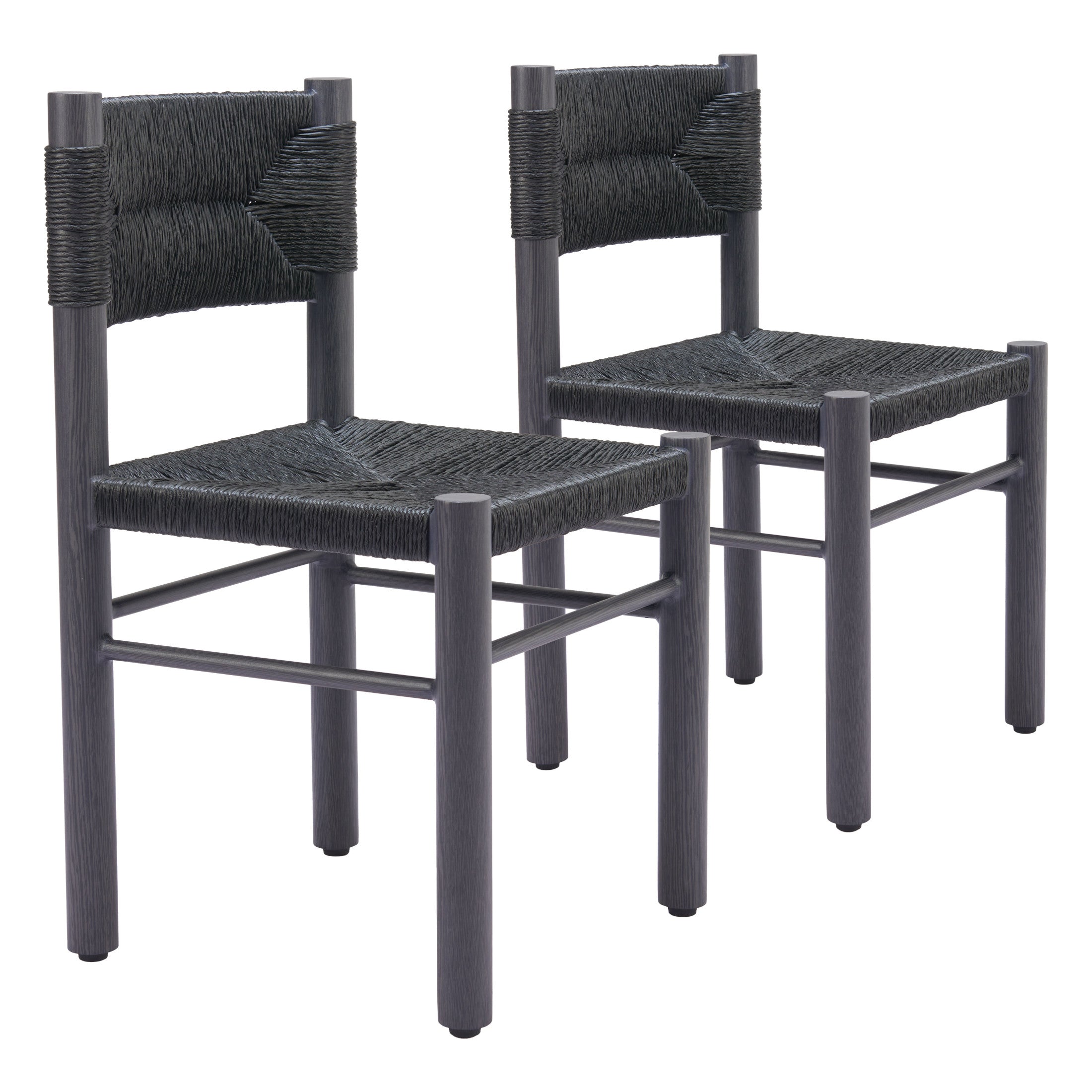 Iska Dining Chair (Set of 2) Black