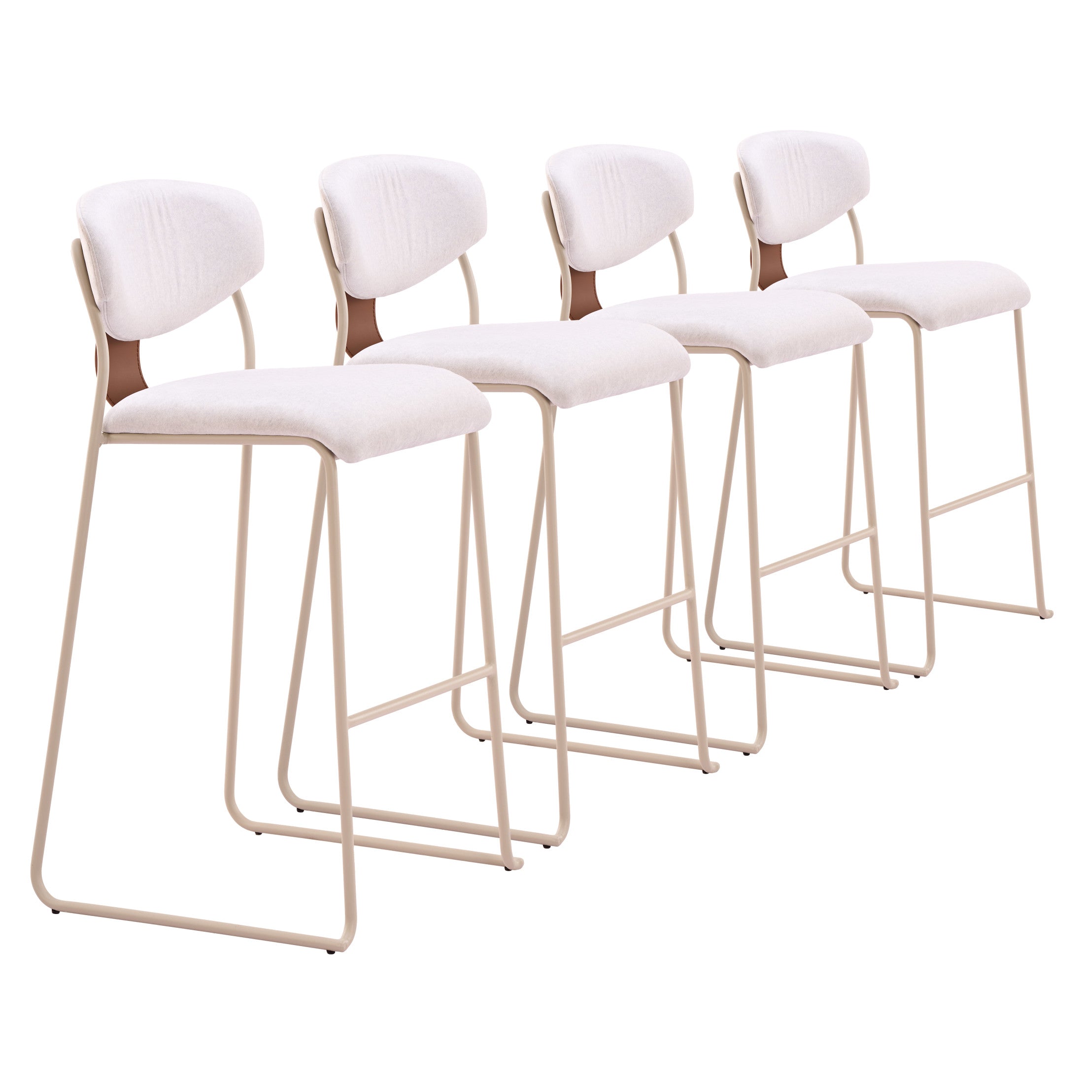 Meadow Barstool (Set of 4) Cloud White