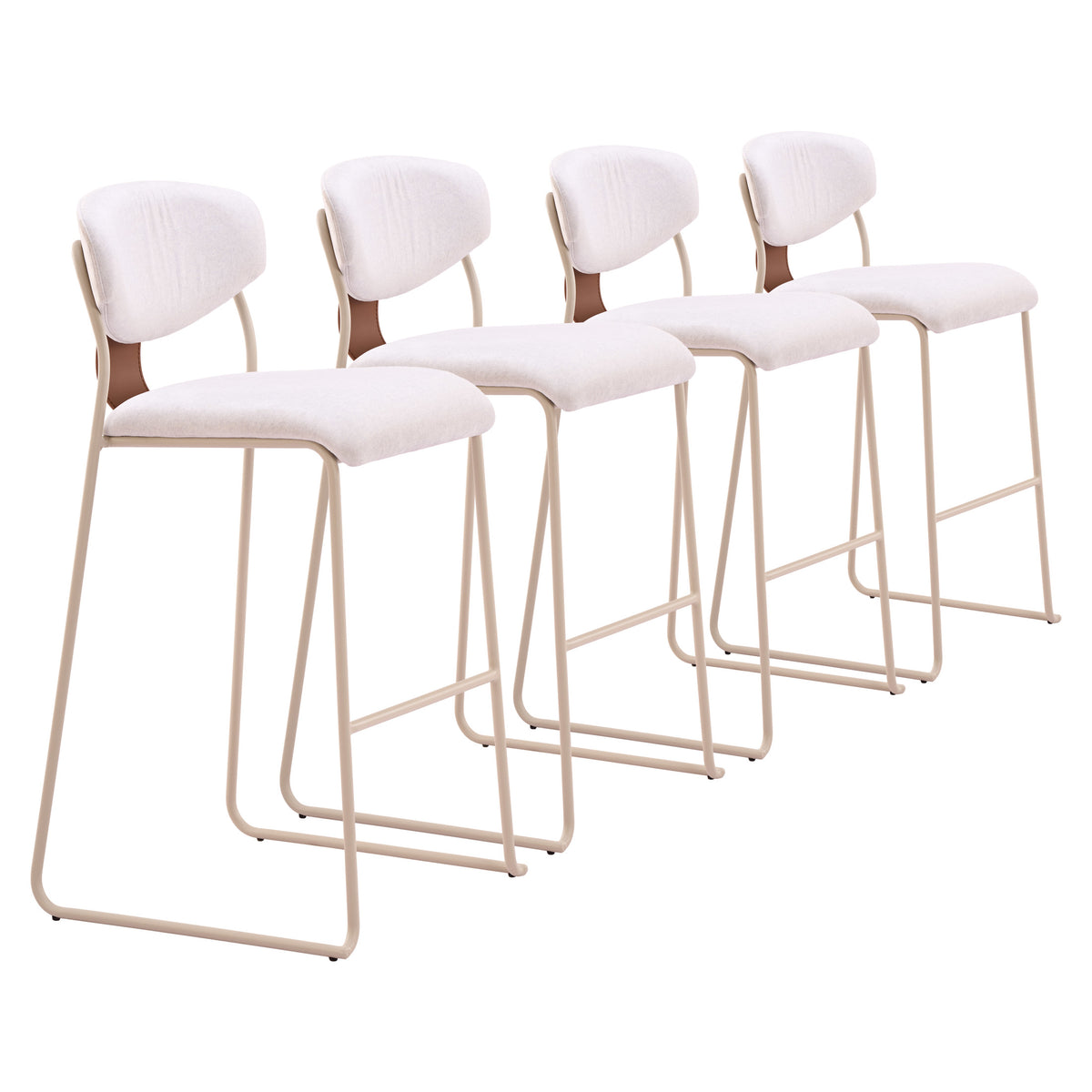 Meadow Barstool (Set of 4) Cloud White