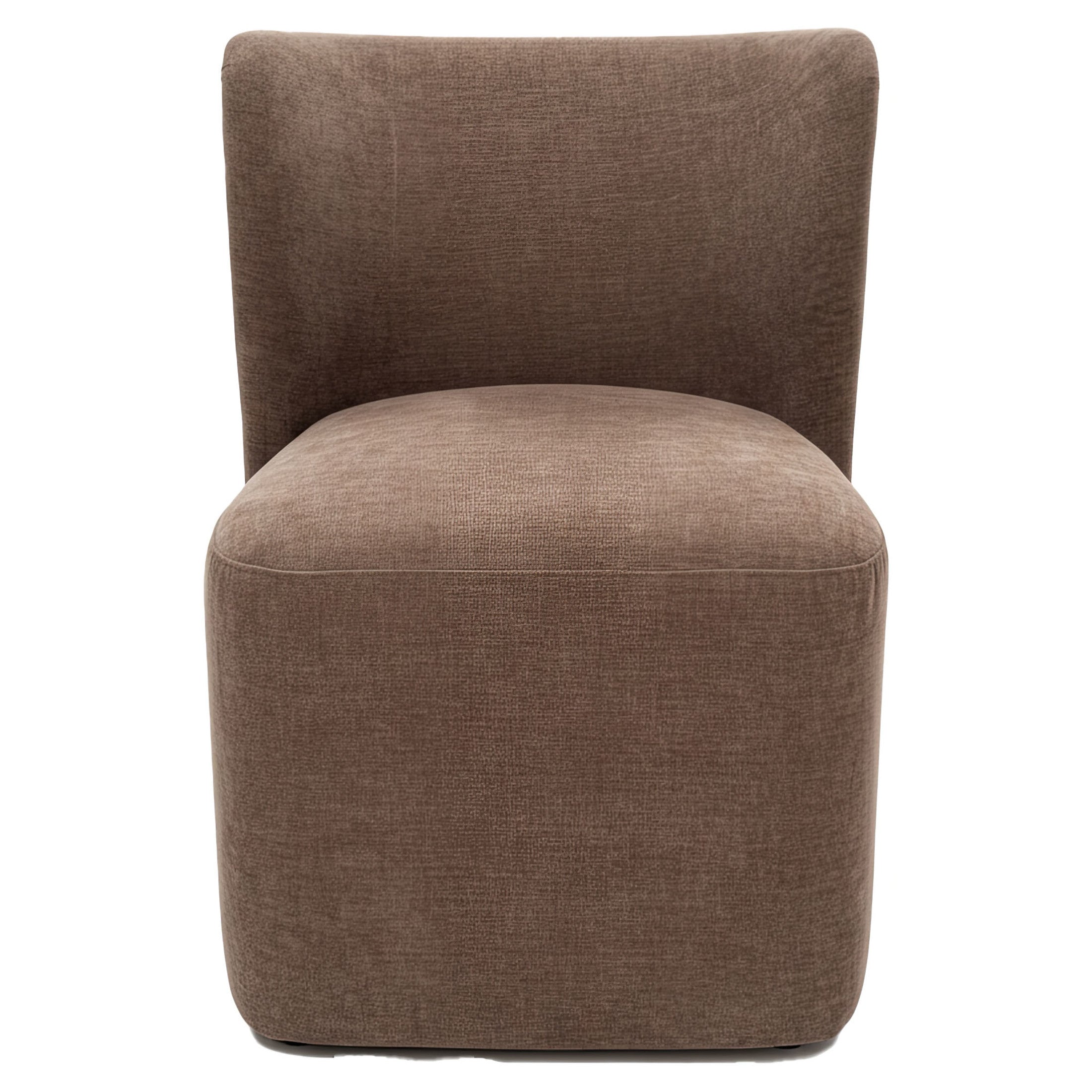 Bambun Dining Chair with Wheels Taupe