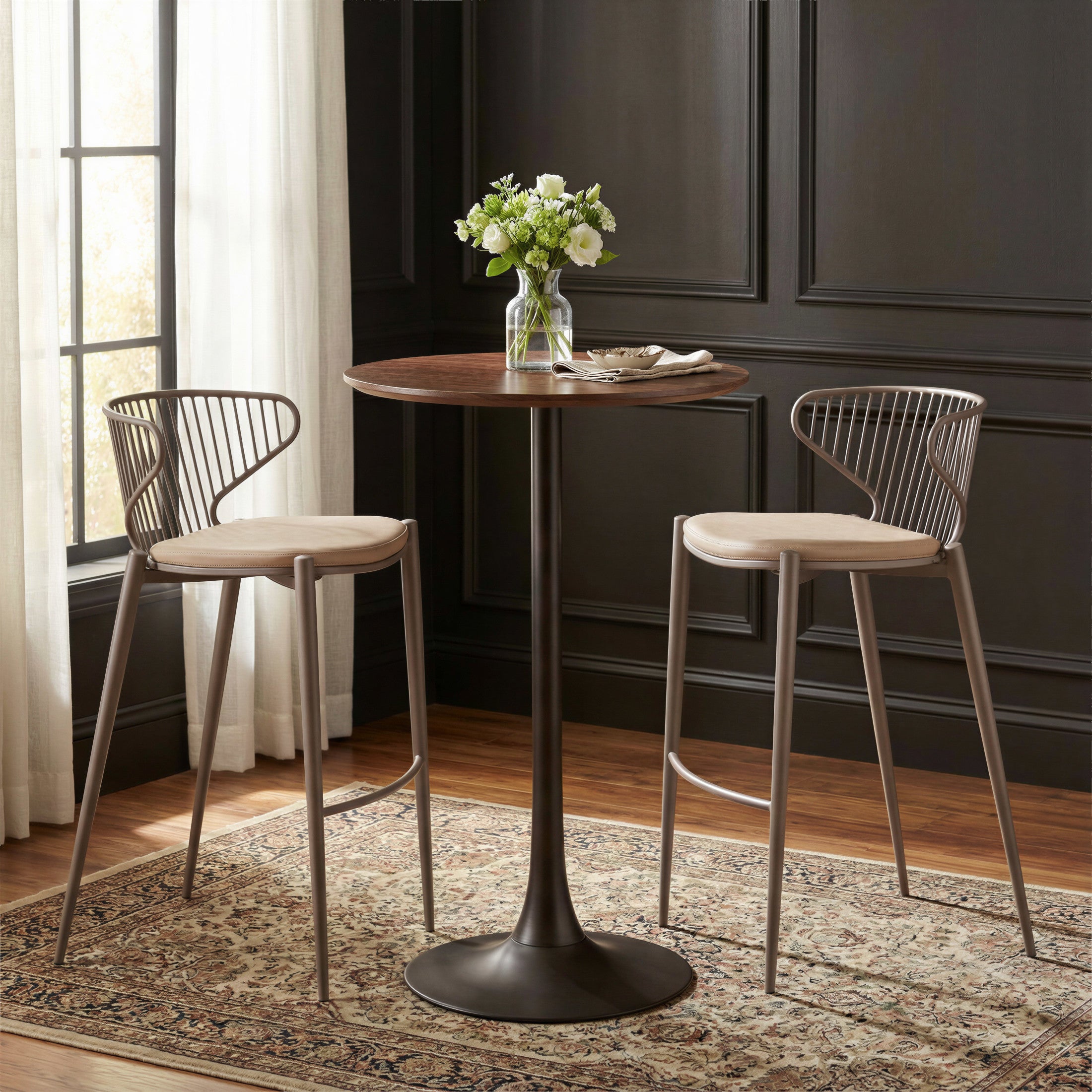 Auray Bar Table Brown