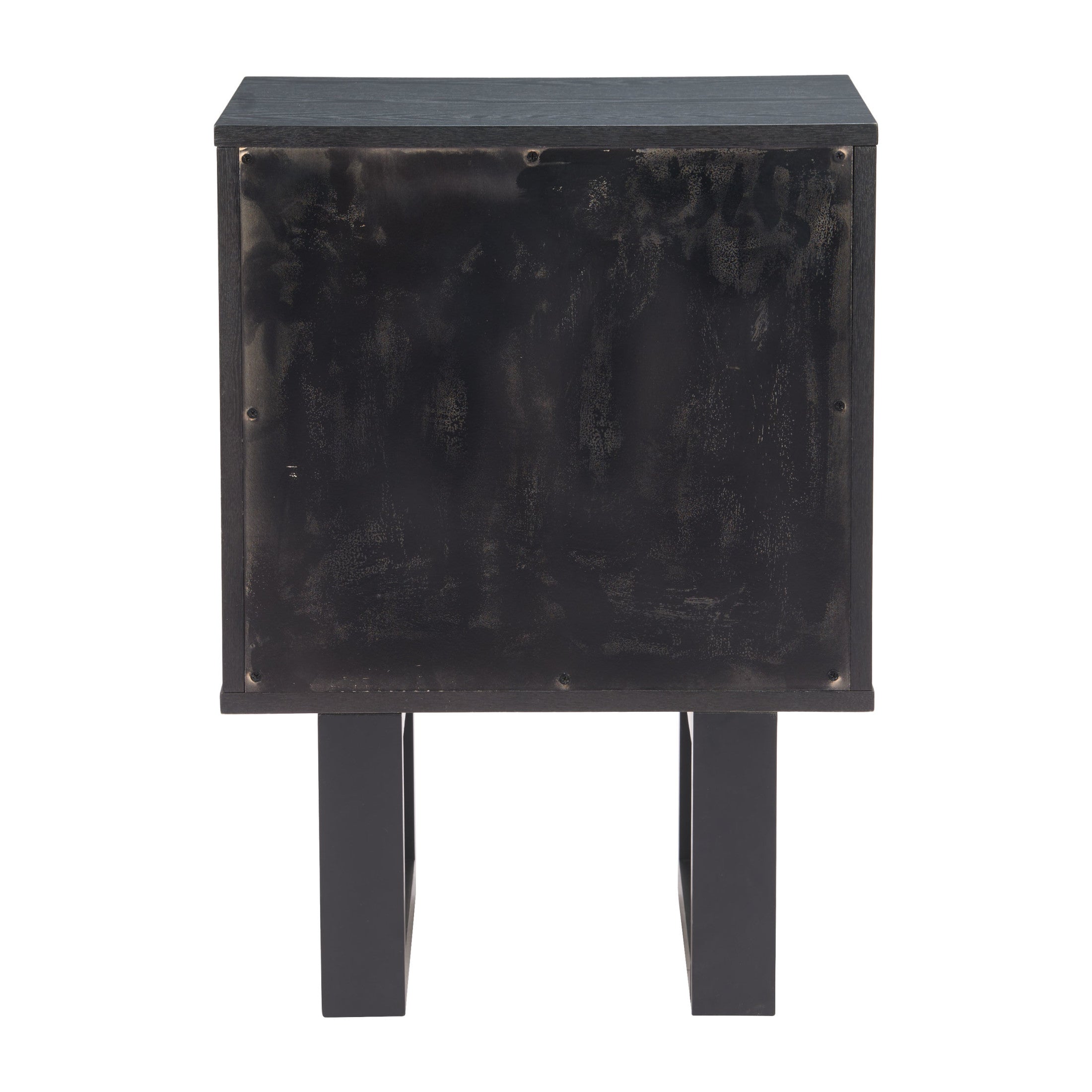 Aremi Nightstand Brown & Black
