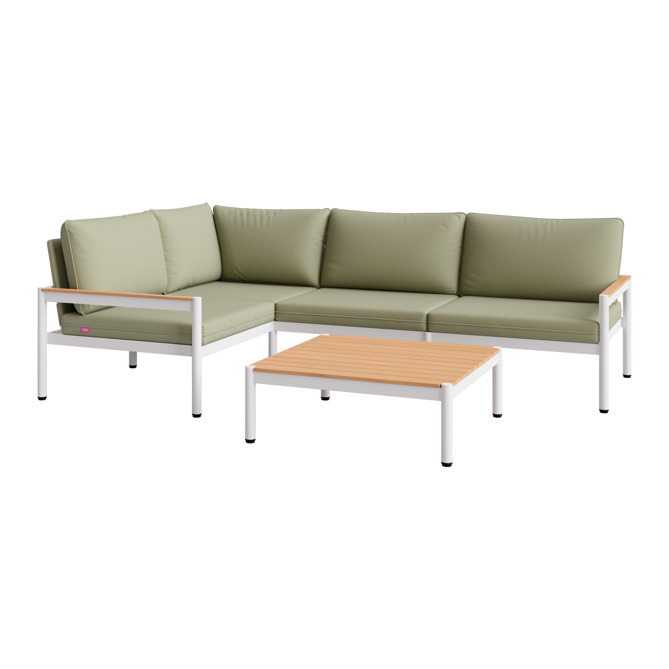 Lychee Modular Sectional Green