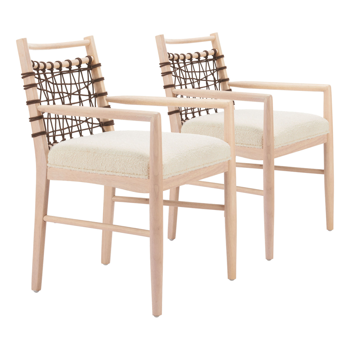 Wezly Dining Chair (Set of 2) Ivory