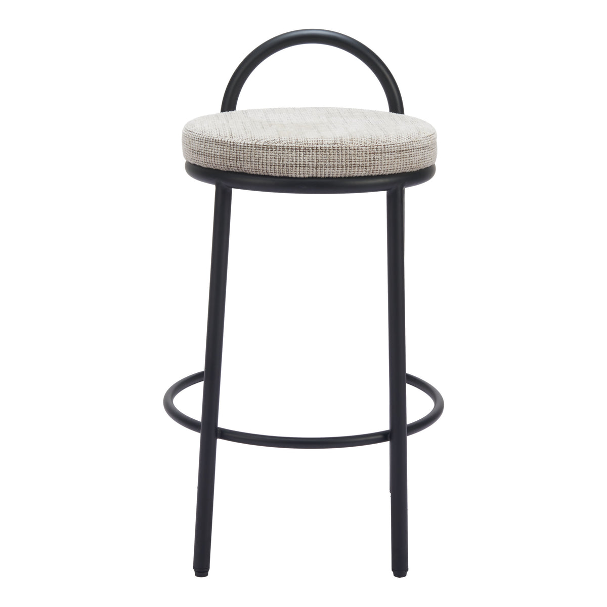 Sisal Counter Stool (Set of 2) Beige Tweed