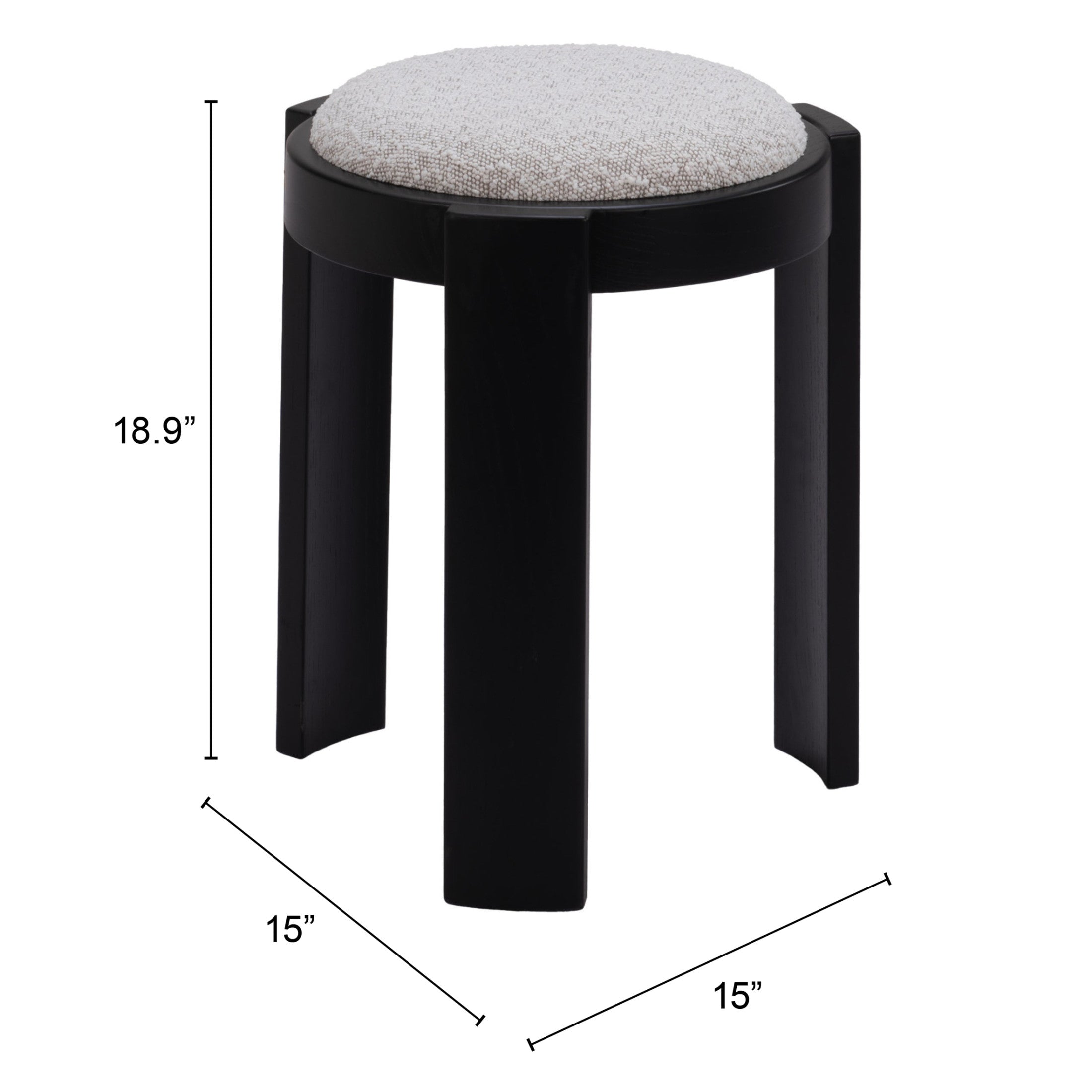 Banjul Ottoman Misty Gray