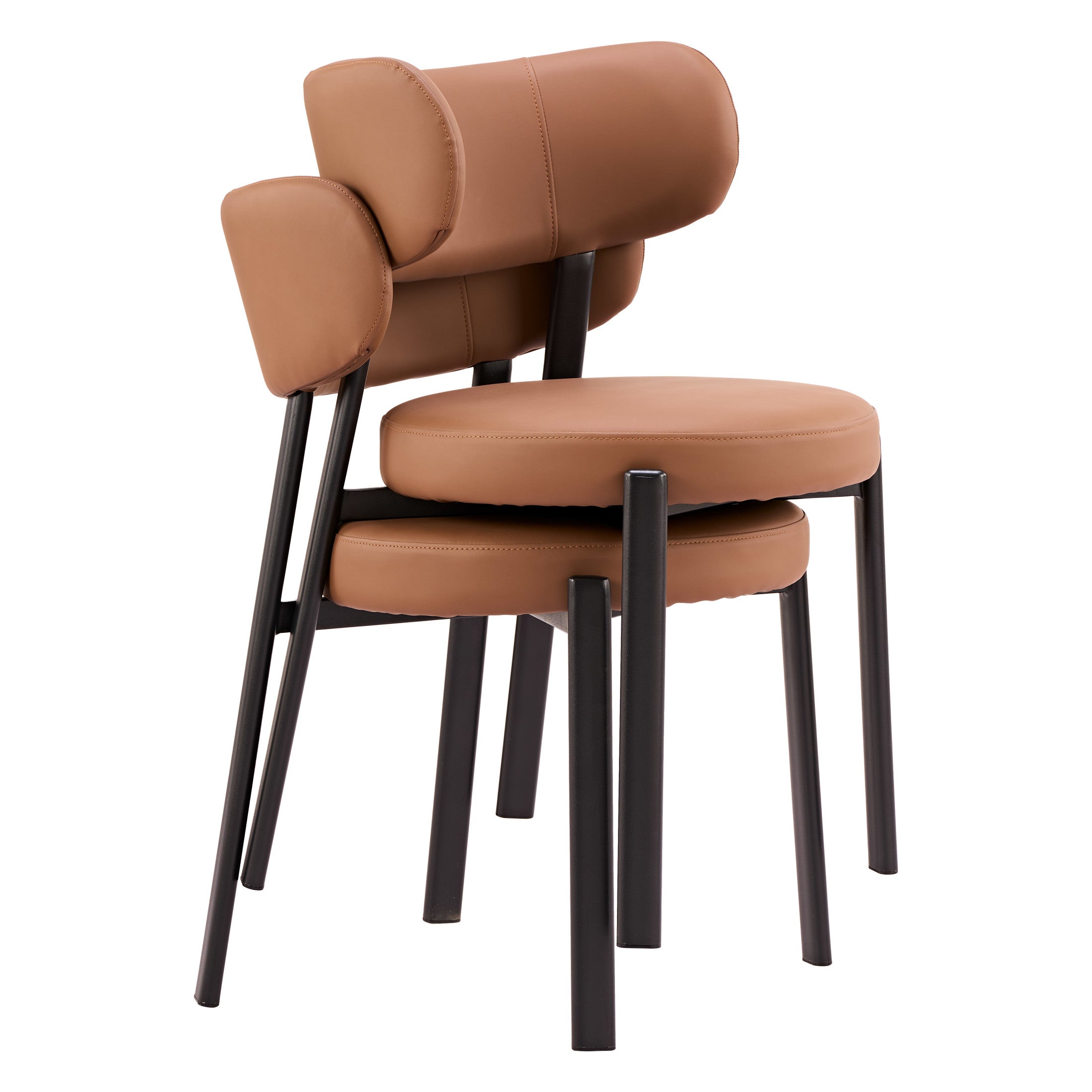 Prairie Dining Chair (Set of 2) Brown