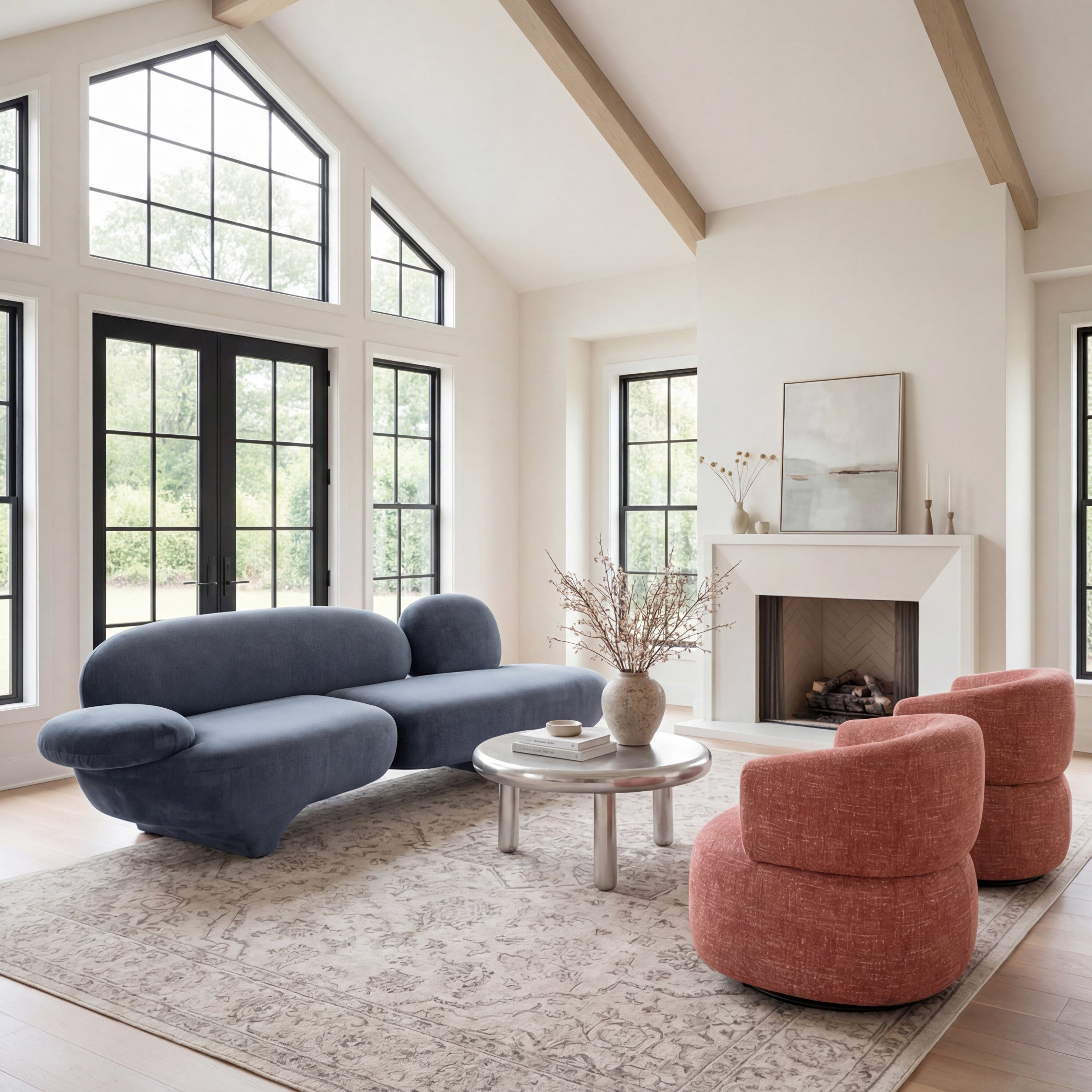 Arian Coffee Table Silver
