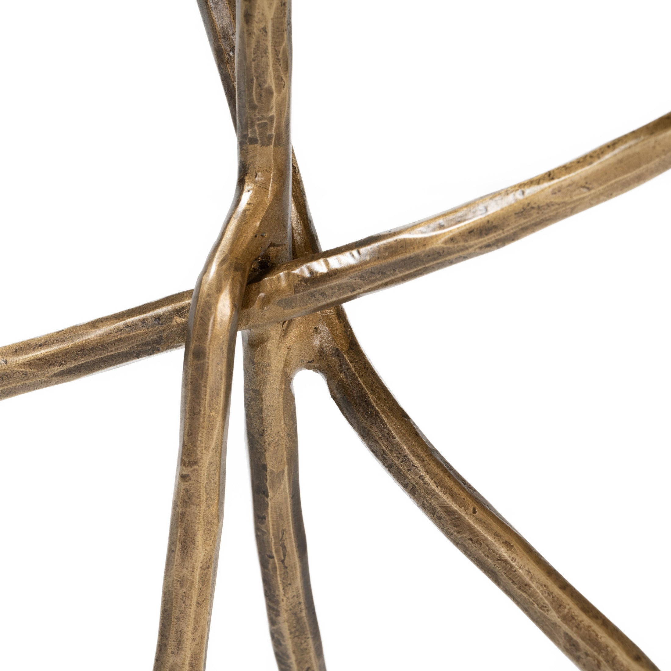 Mavro Accent Table Brass