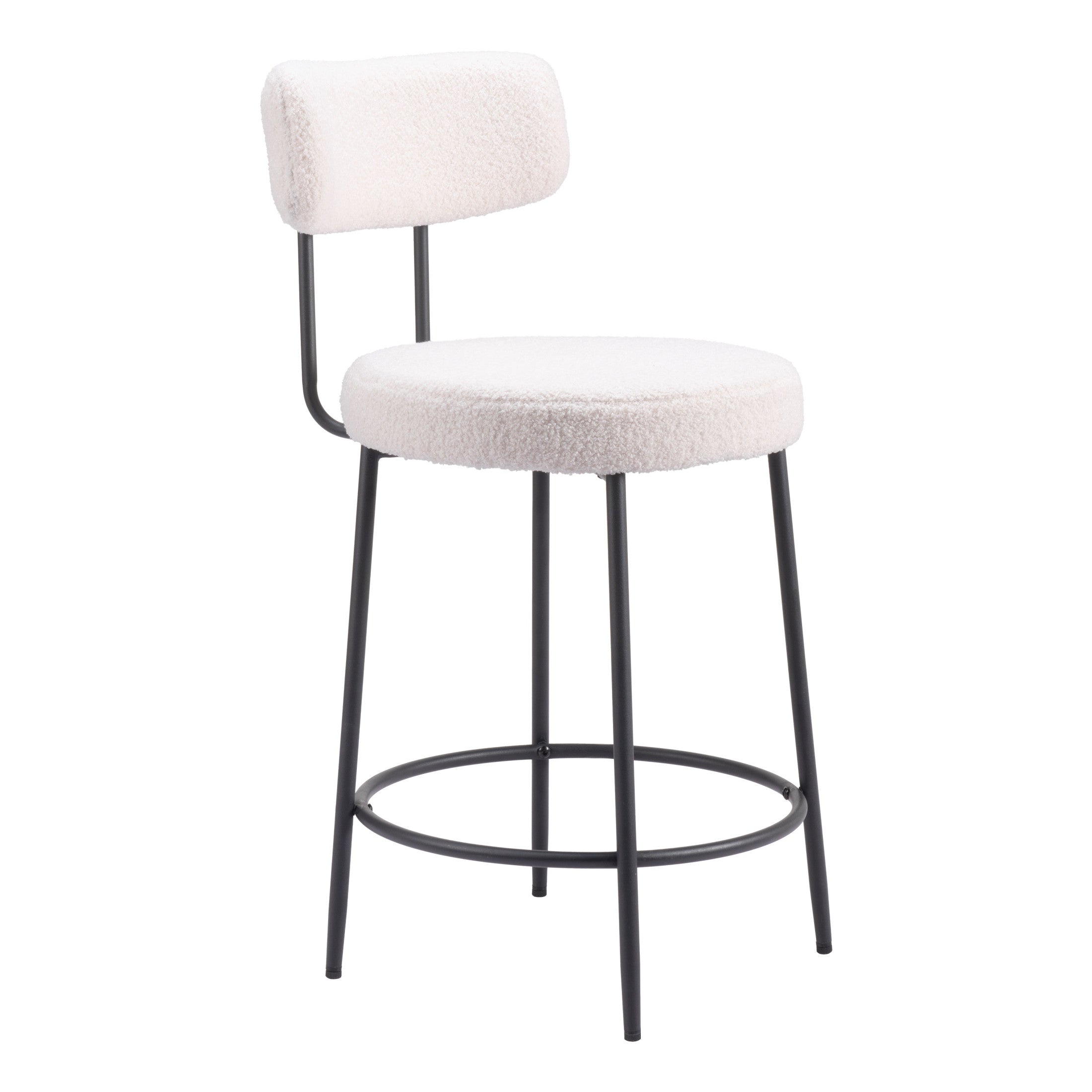 Blanca Counter Stool (Set of 2) Ivory