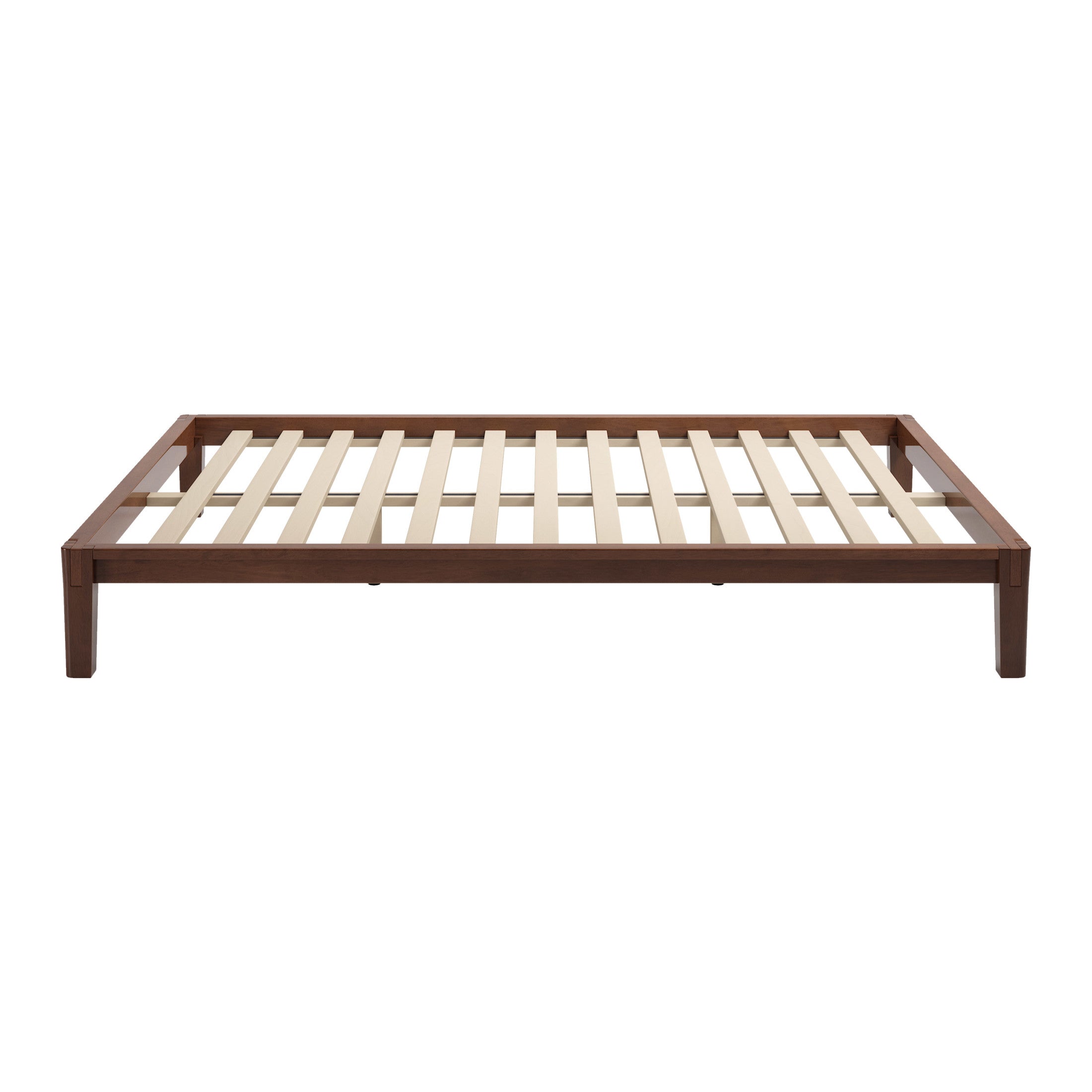 Luum Queen Platform Bed Frame Walnut