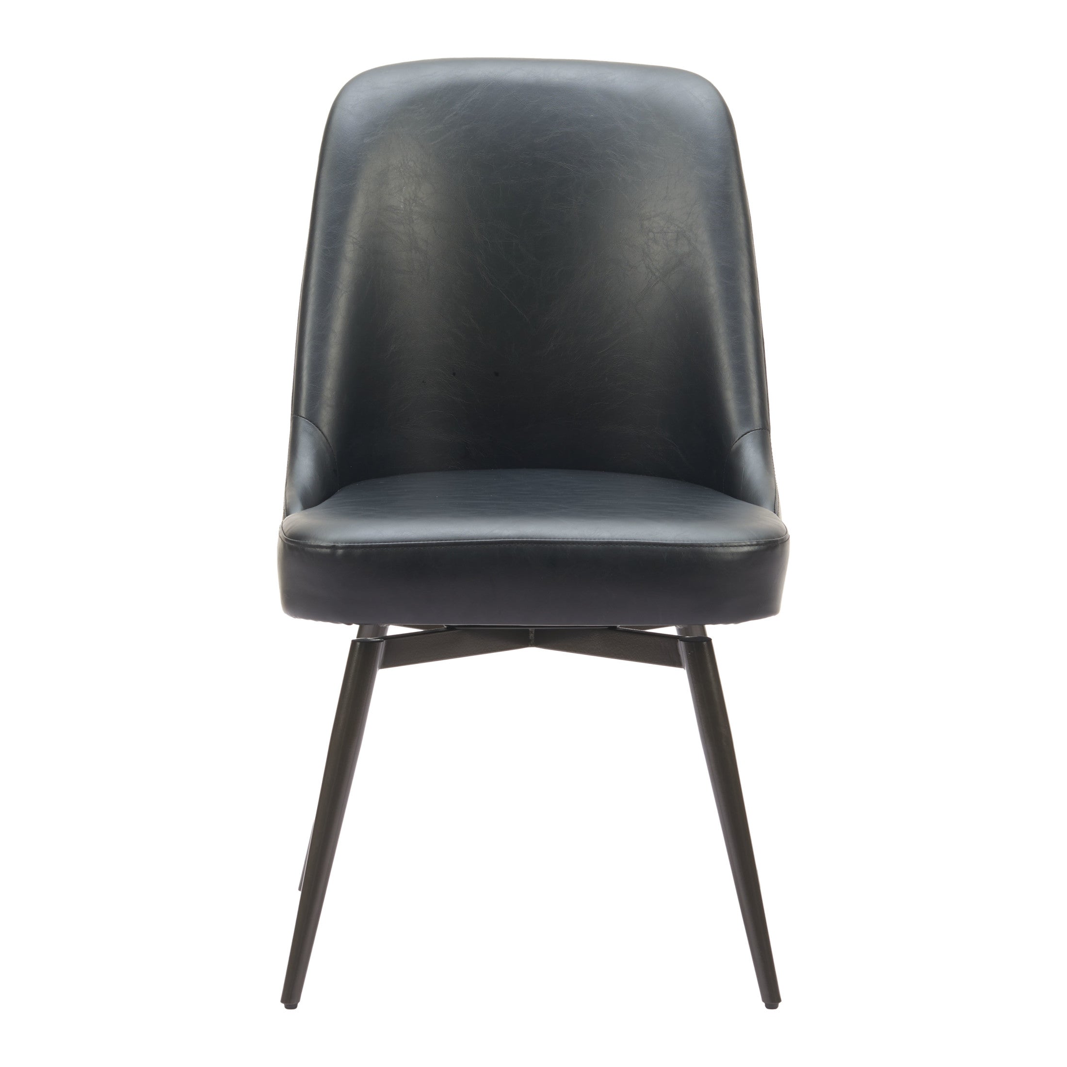 Keppel Swivel Dining Chair (Set of 2) Black
