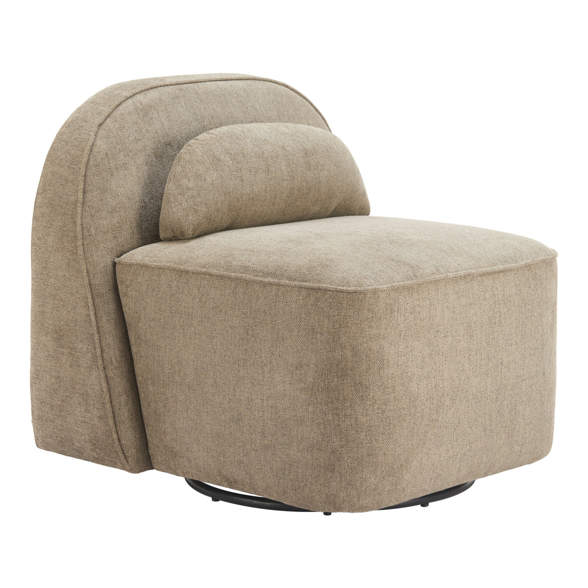 Kakao Swivel Chair Olive Brown