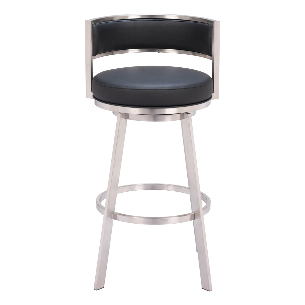Gimsby Swivel Barstool Black