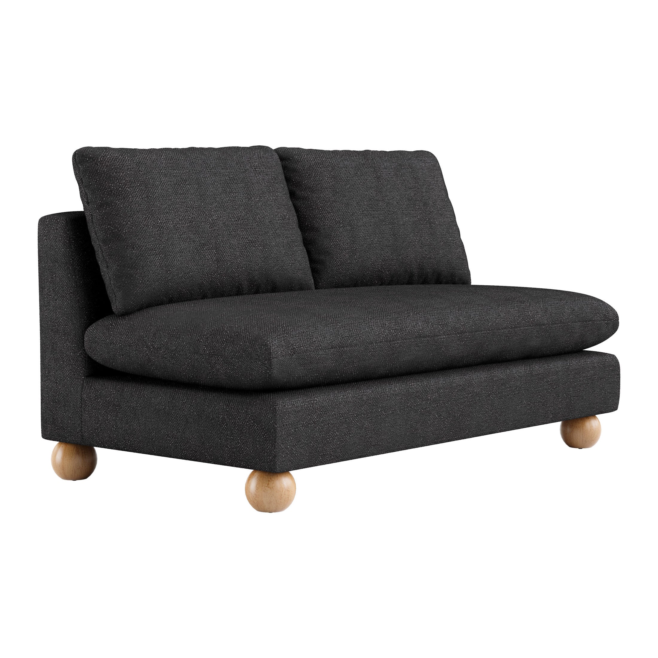 Minze Loveseat Black