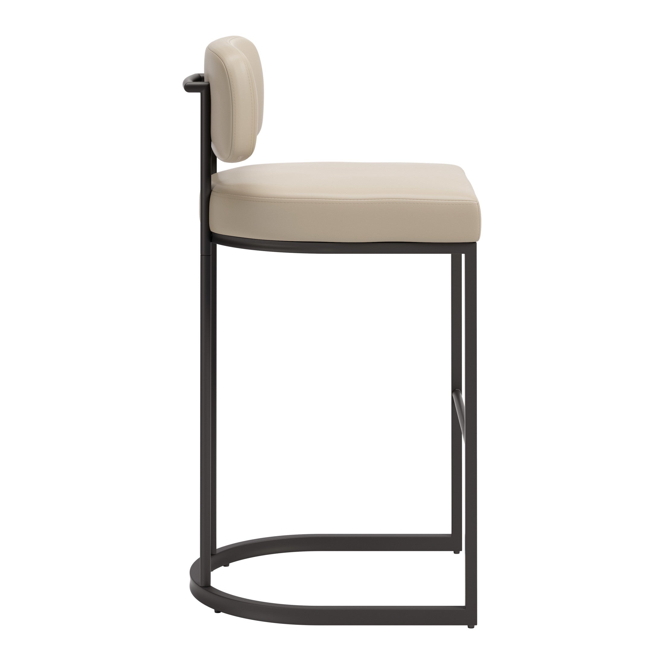 Velar Barstool (Set of 2) Gray