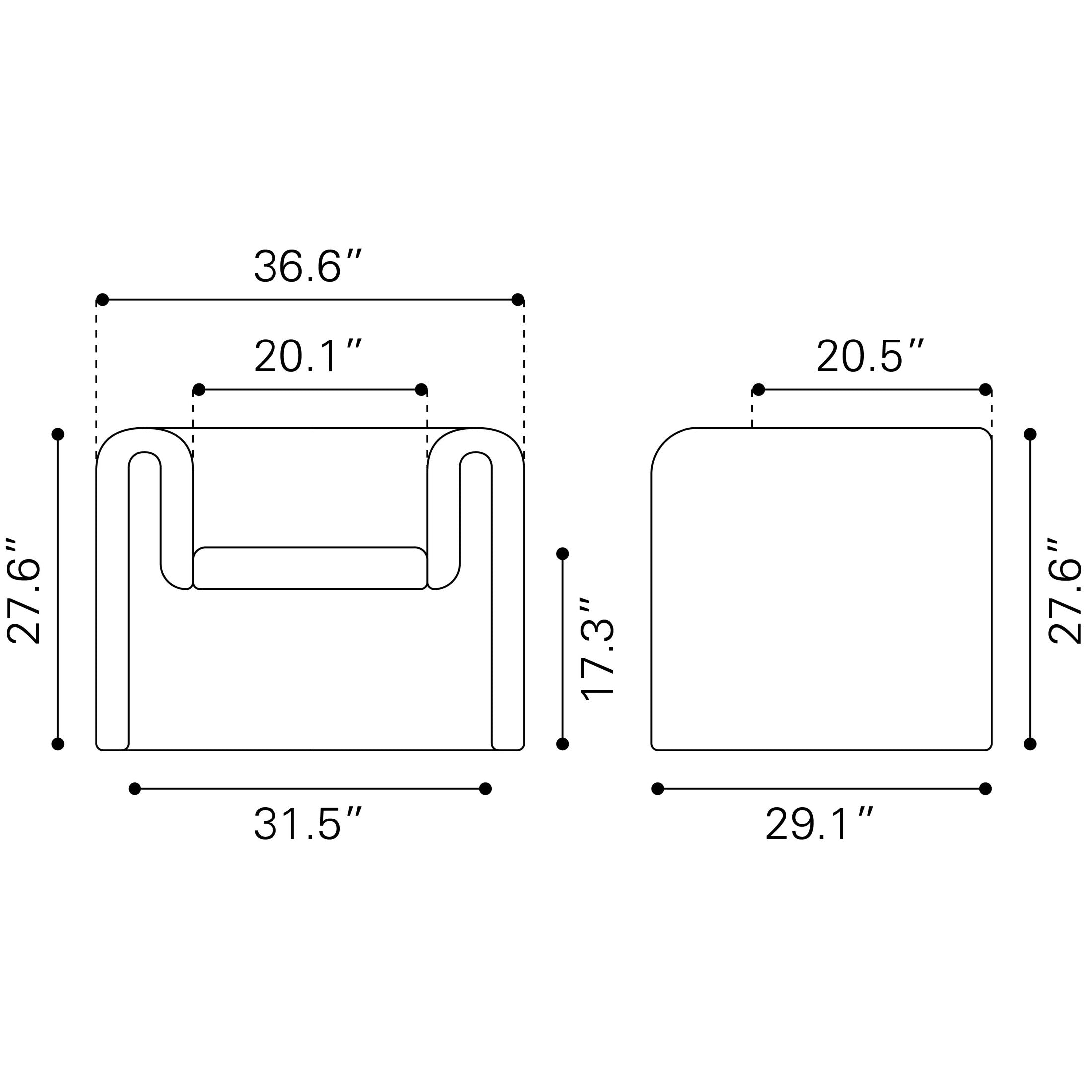 Viana Accent Chair Aquamarine