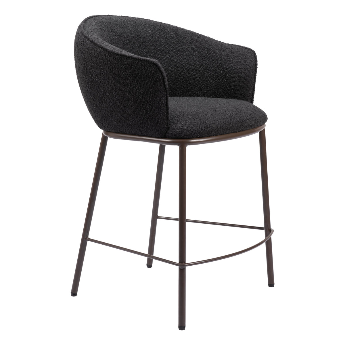 Essen Counter Stool Black & Bronze