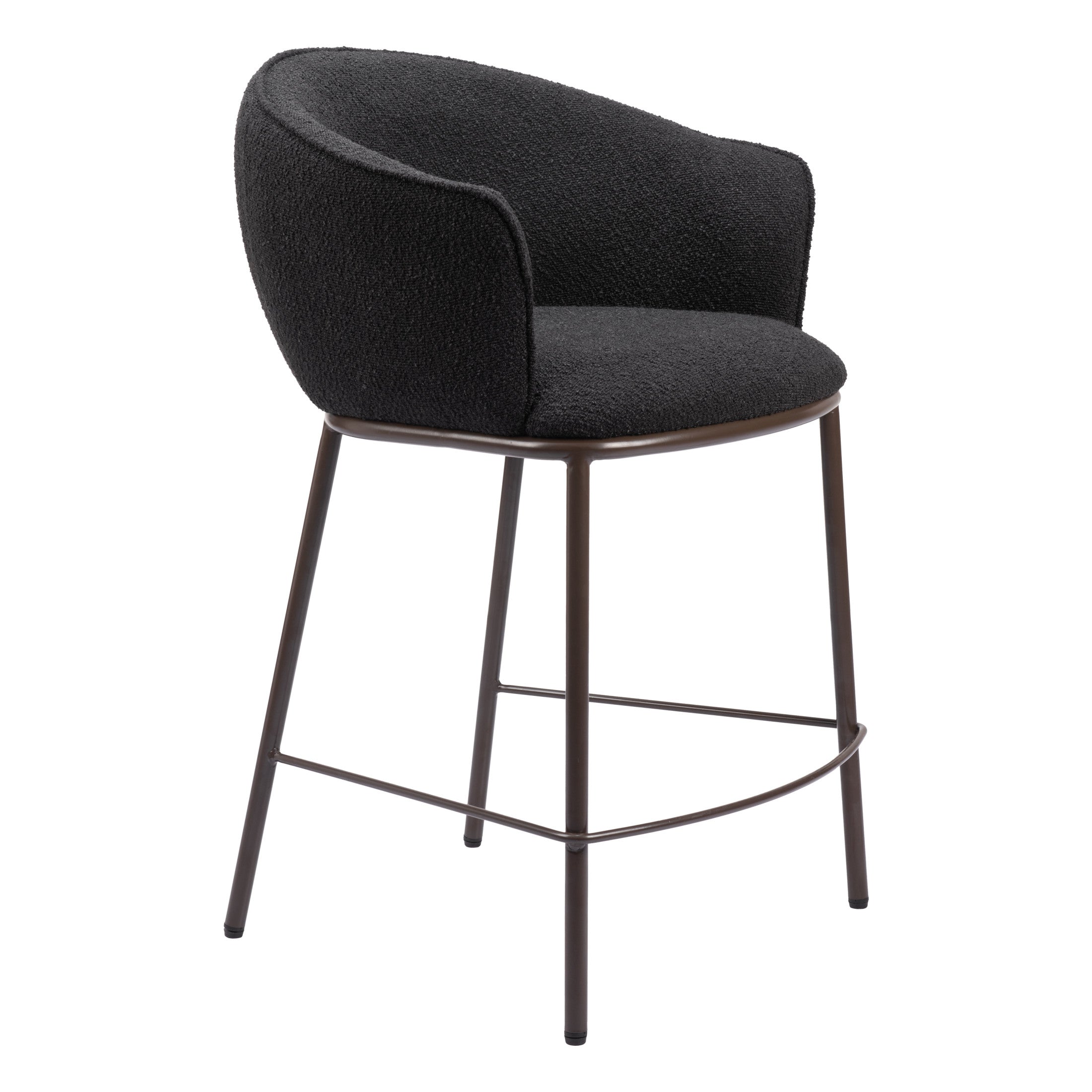 Essen Counter Stool Black & Bronze